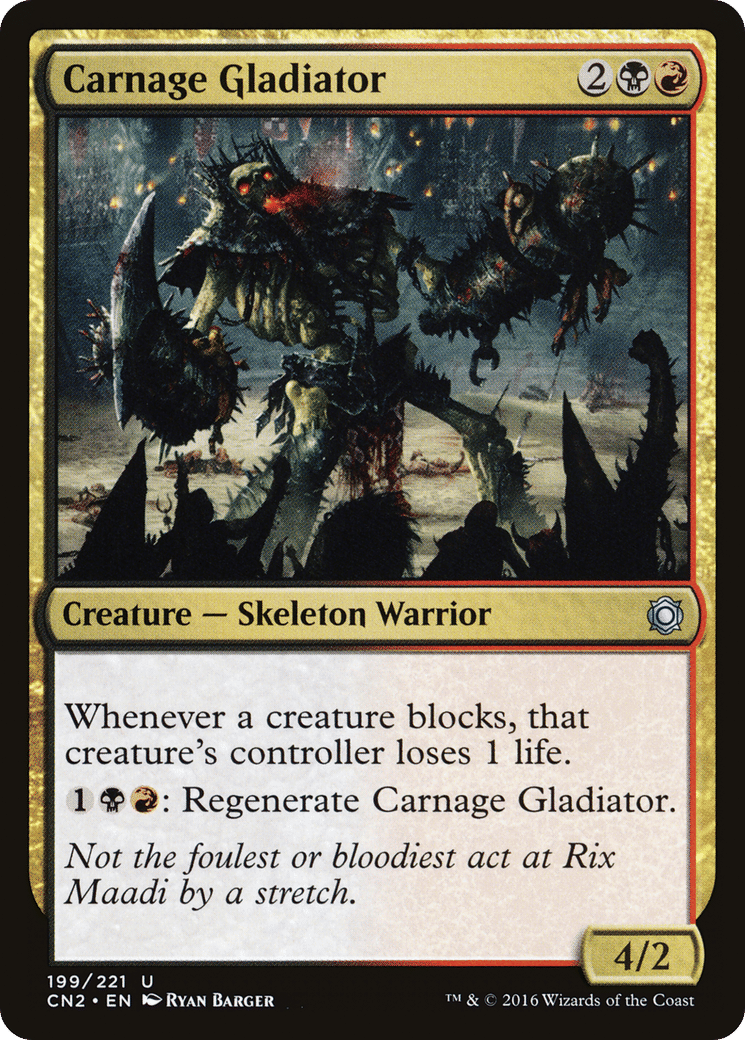 Carnage Gladiator — Conspiracy: Take the Crown — Magic: The Gathering
