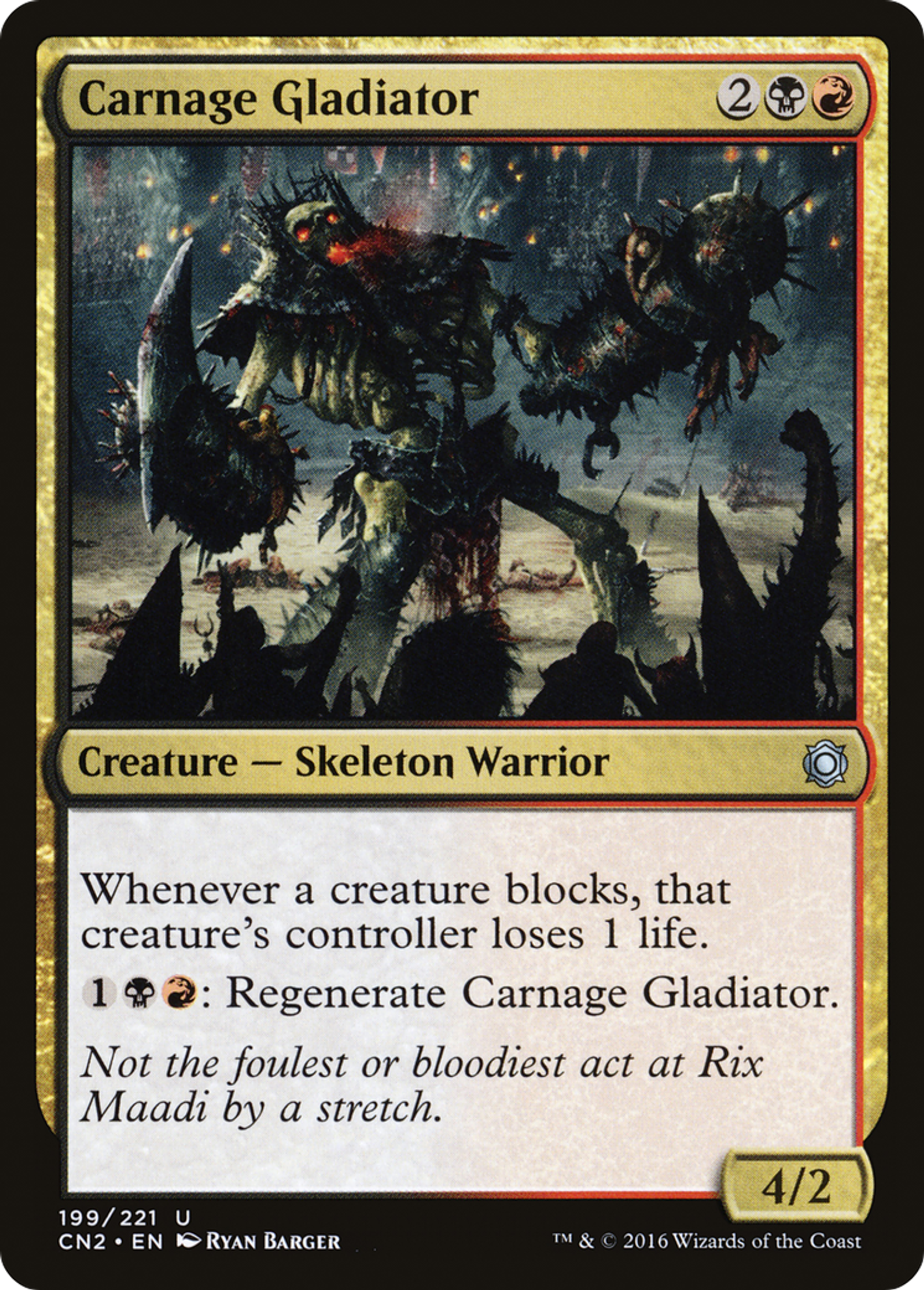 Gladiateur du carnage — Conspiracy: Take the Crown — Magic: The Gathering