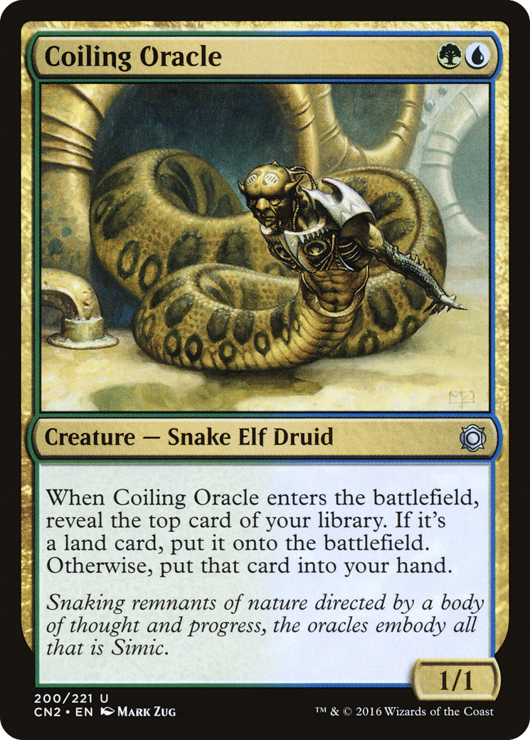 Coiling Oracle — Conspiracy: Take the Crown — Magic: The Gathering
