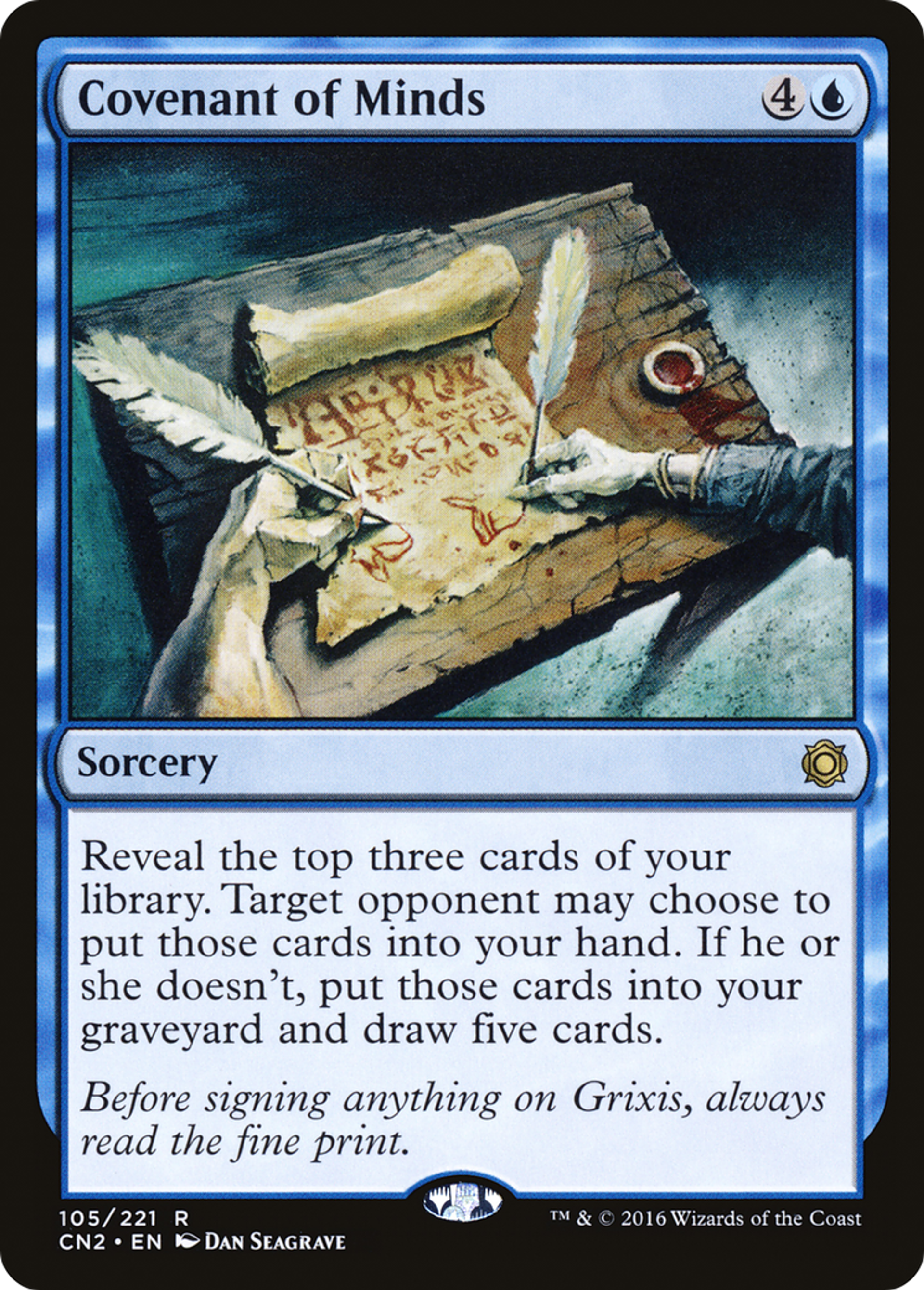 Covenant of Minds — Conspiracy: Take the Crown — Magic: The Gathering