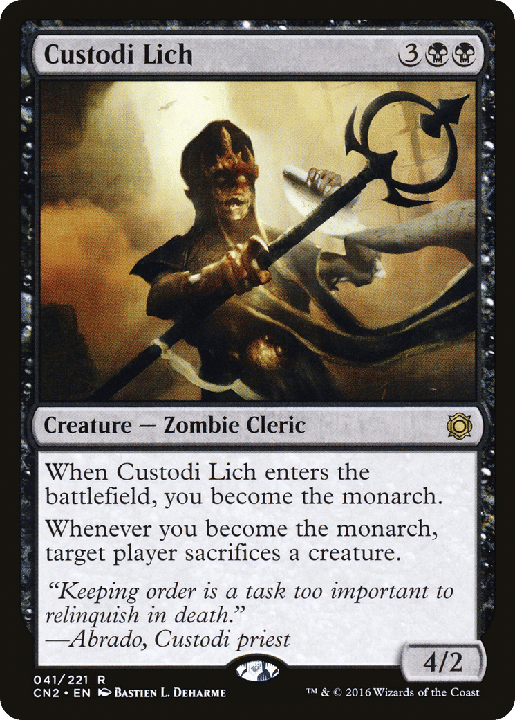 Custodi Lich — Conspiracy: Take the Crown — Magic: The Gathering