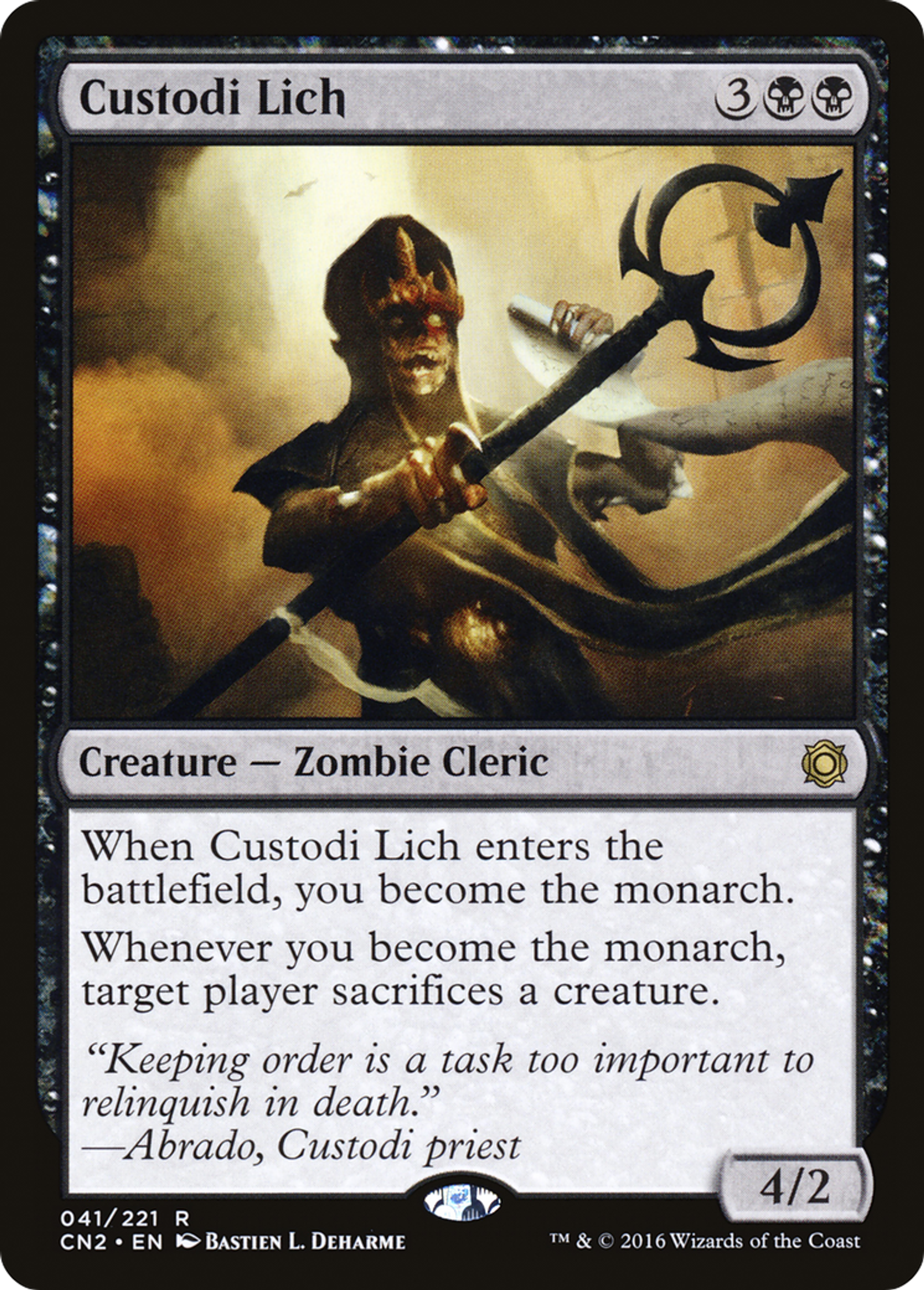 Custodi Lich — Conspiracy: Take the Crown — Magic: The Gathering