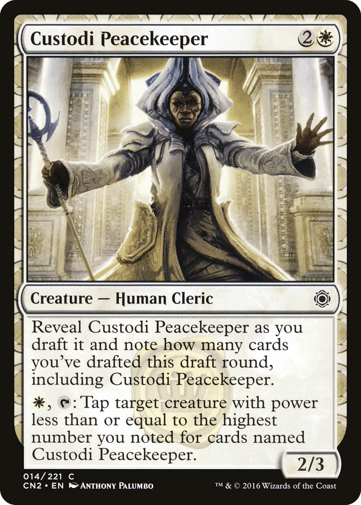 Custodi Peacekeeper — Conspiracy: Take the Crown — Magic: The Gathering