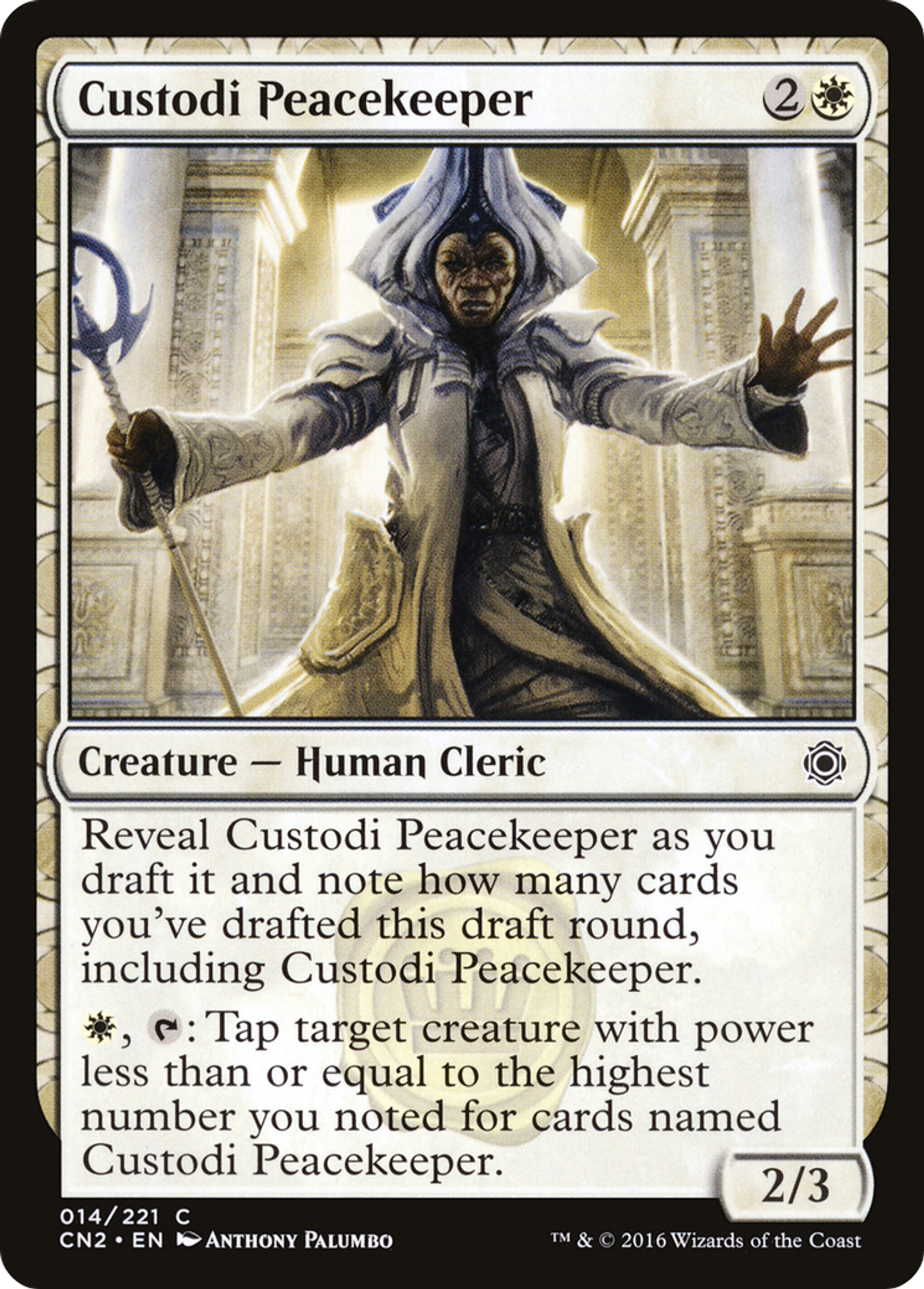 Custodi Peacekeeper — Conspiracy: Take the Crown — Magic: The Gathering