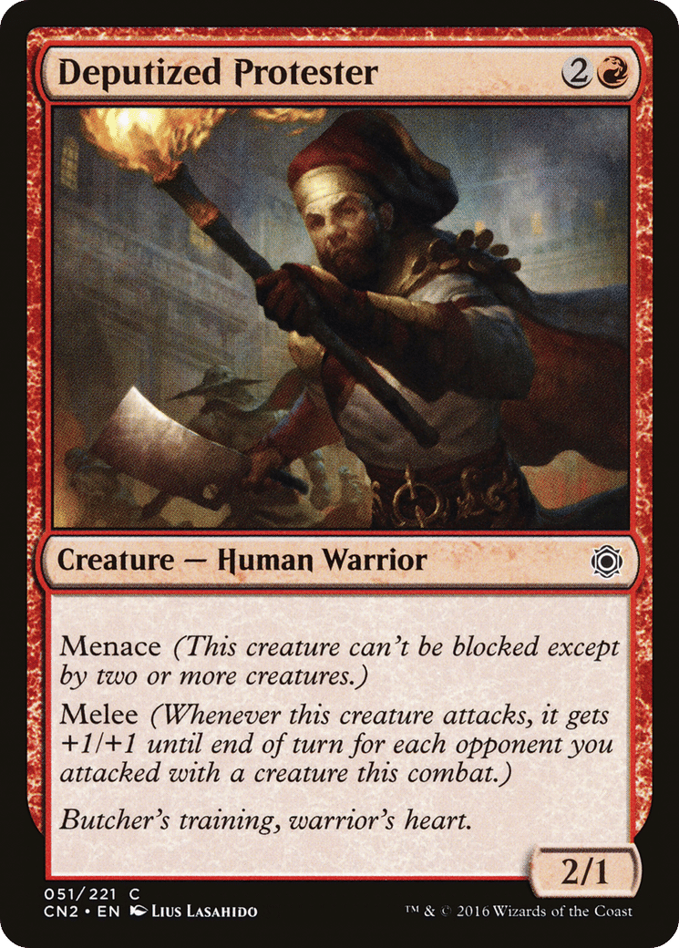 Deputized Protester — Conspiracy: Take the Crown — Magic: The Gathering
