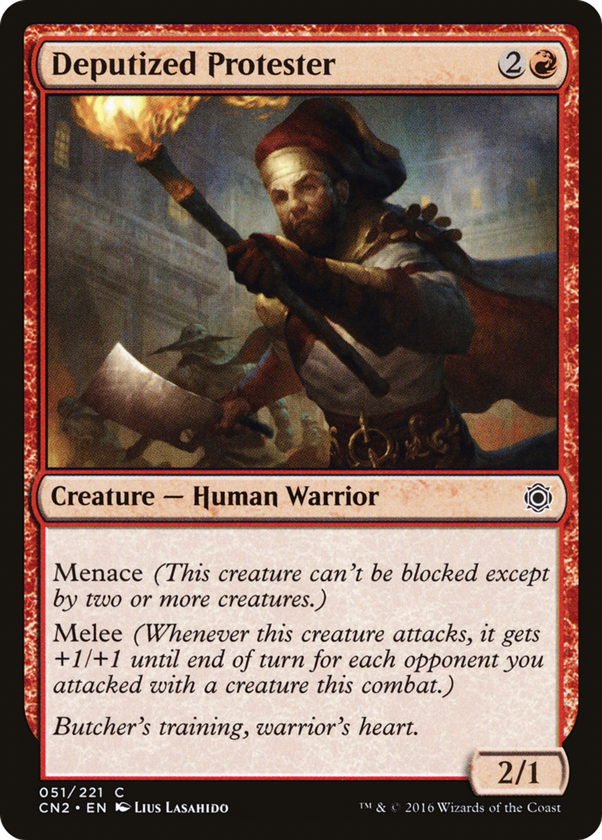 Deputized Protester — Conspiracy: Take the Crown — Magic: The Gathering