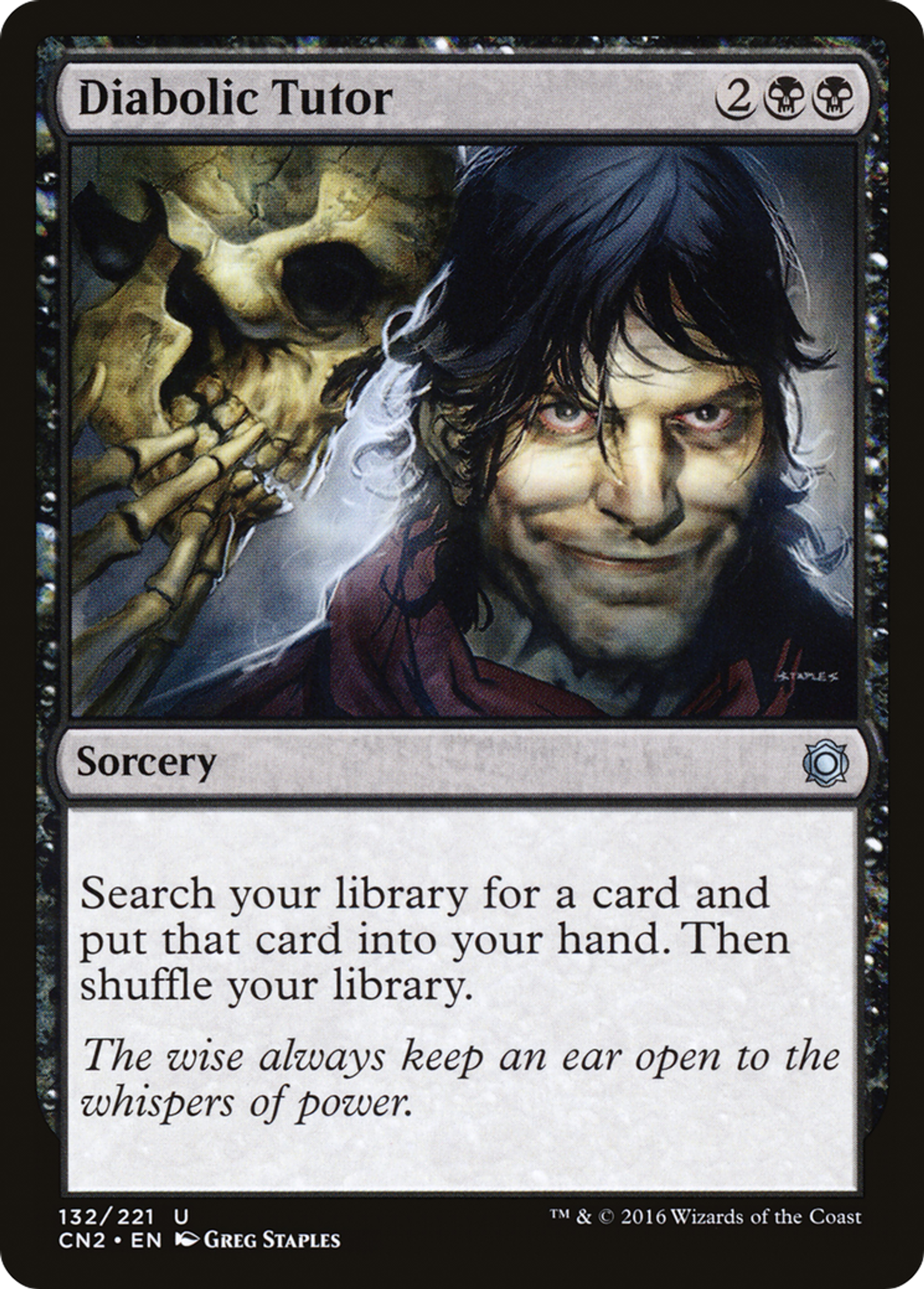 Diabolic Tutor — Conspiracy: Take the Crown — Magic: The Gathering
