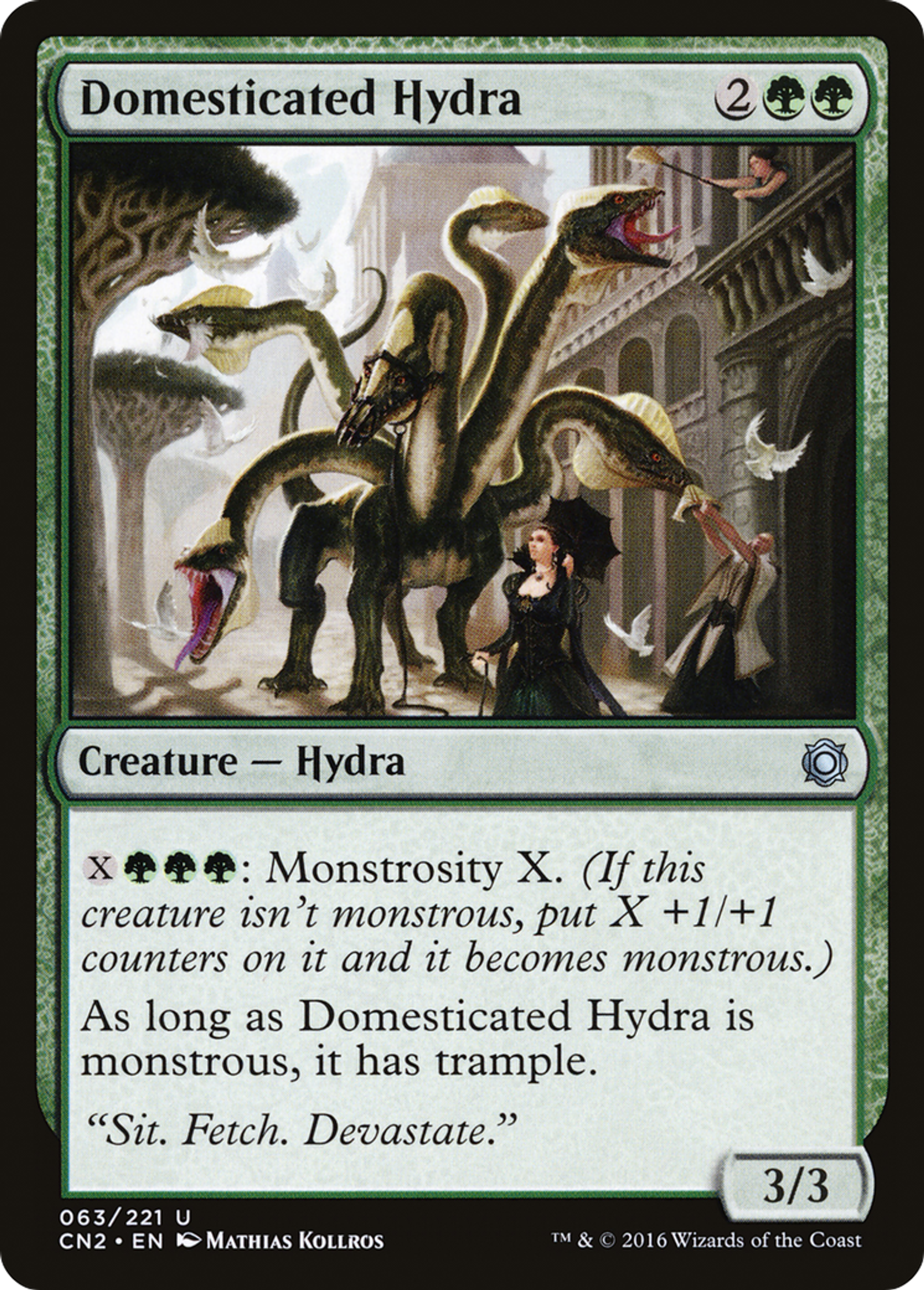 Domesticated Hydra — Conspiracy: Take the Crown — Magic: The Gathering