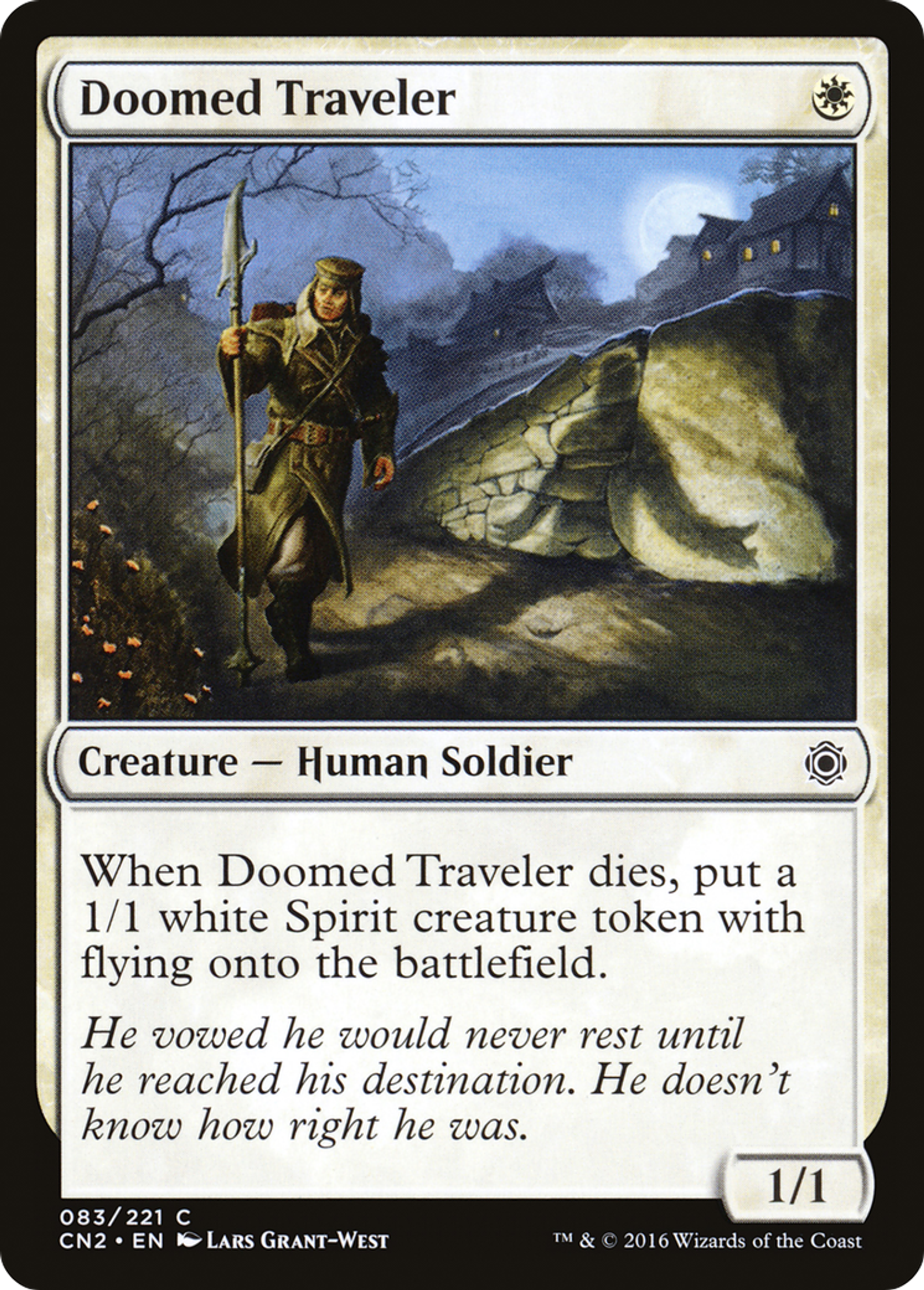 Doomed Traveler — Conspiracy: Take the Crown — Magic: The Gathering
