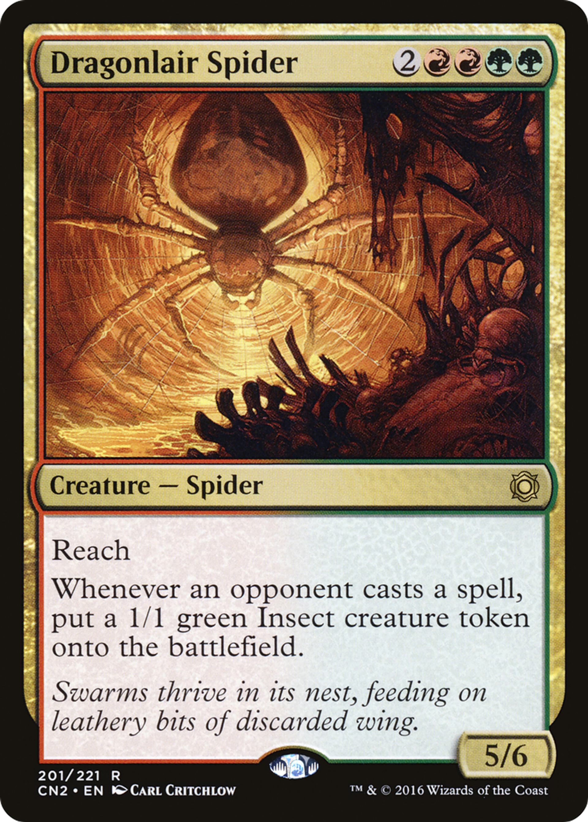 Araignée de la tanière du dragon — Conspiracy: Take the Crown — Magic: The Gathering
