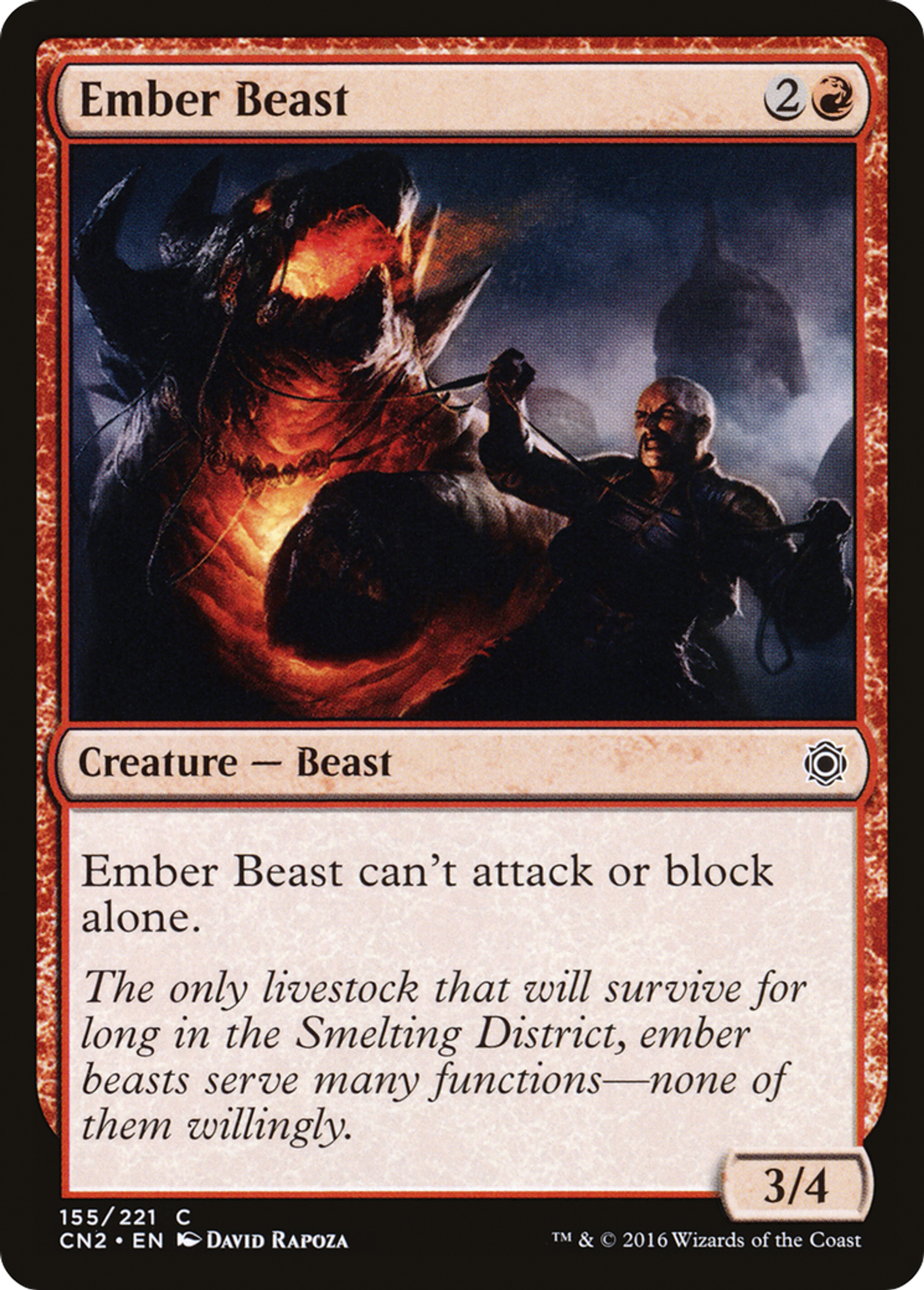 Bête d'ambre — Conspiracy: Take the Crown — Magic: The Gathering