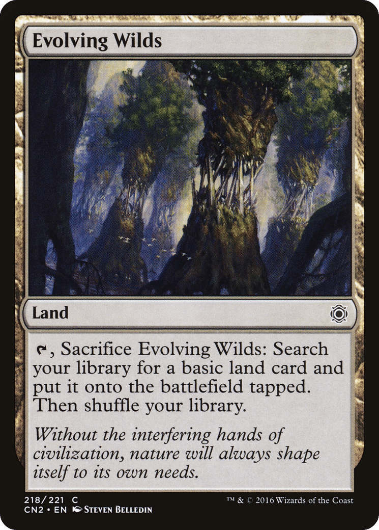 Evolving Wilds — Conspiracy: Take the Crown — Magic: The Gathering