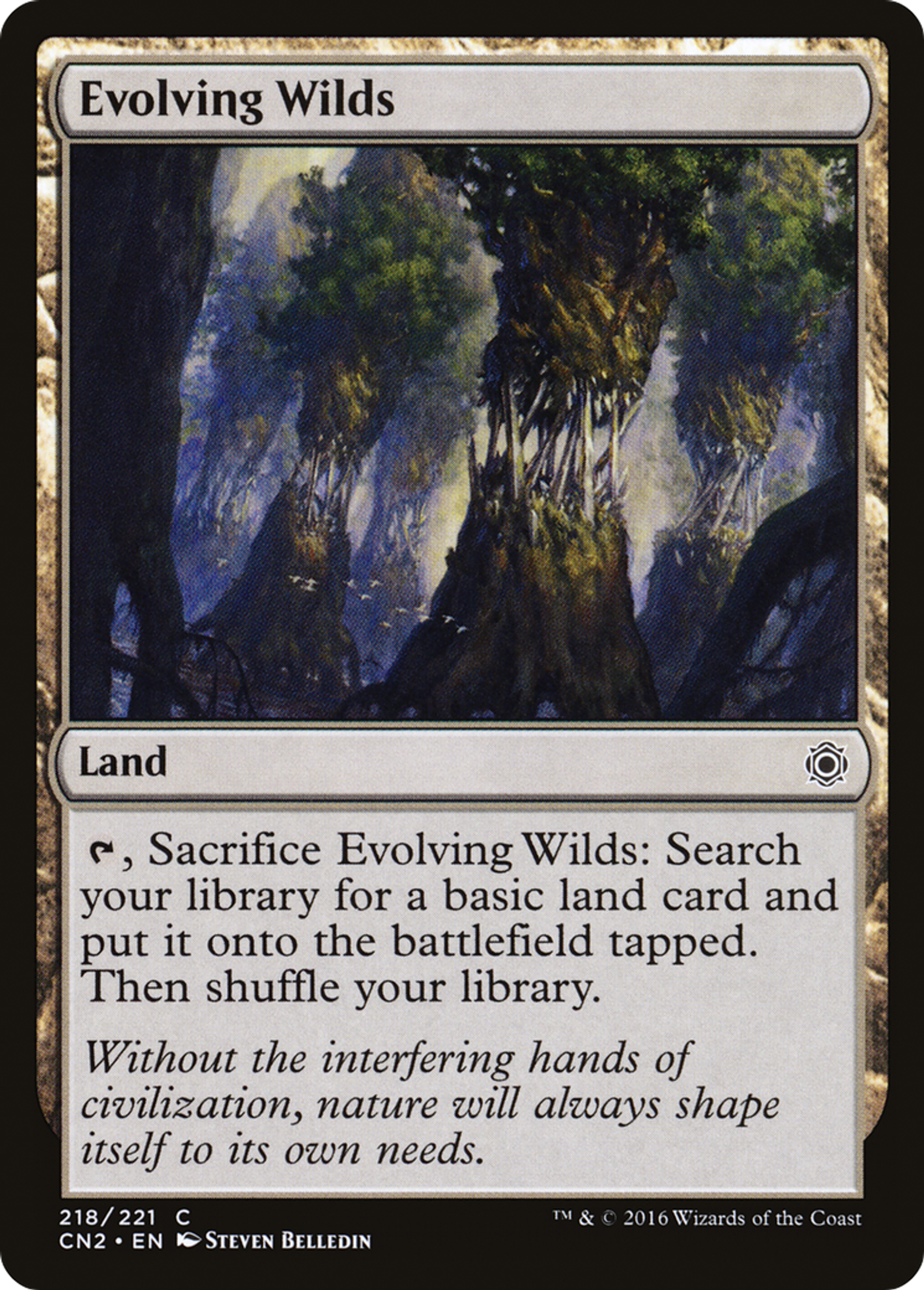 Evolving Wilds — Conspiracy: Take the Crown — Magic: The Gathering