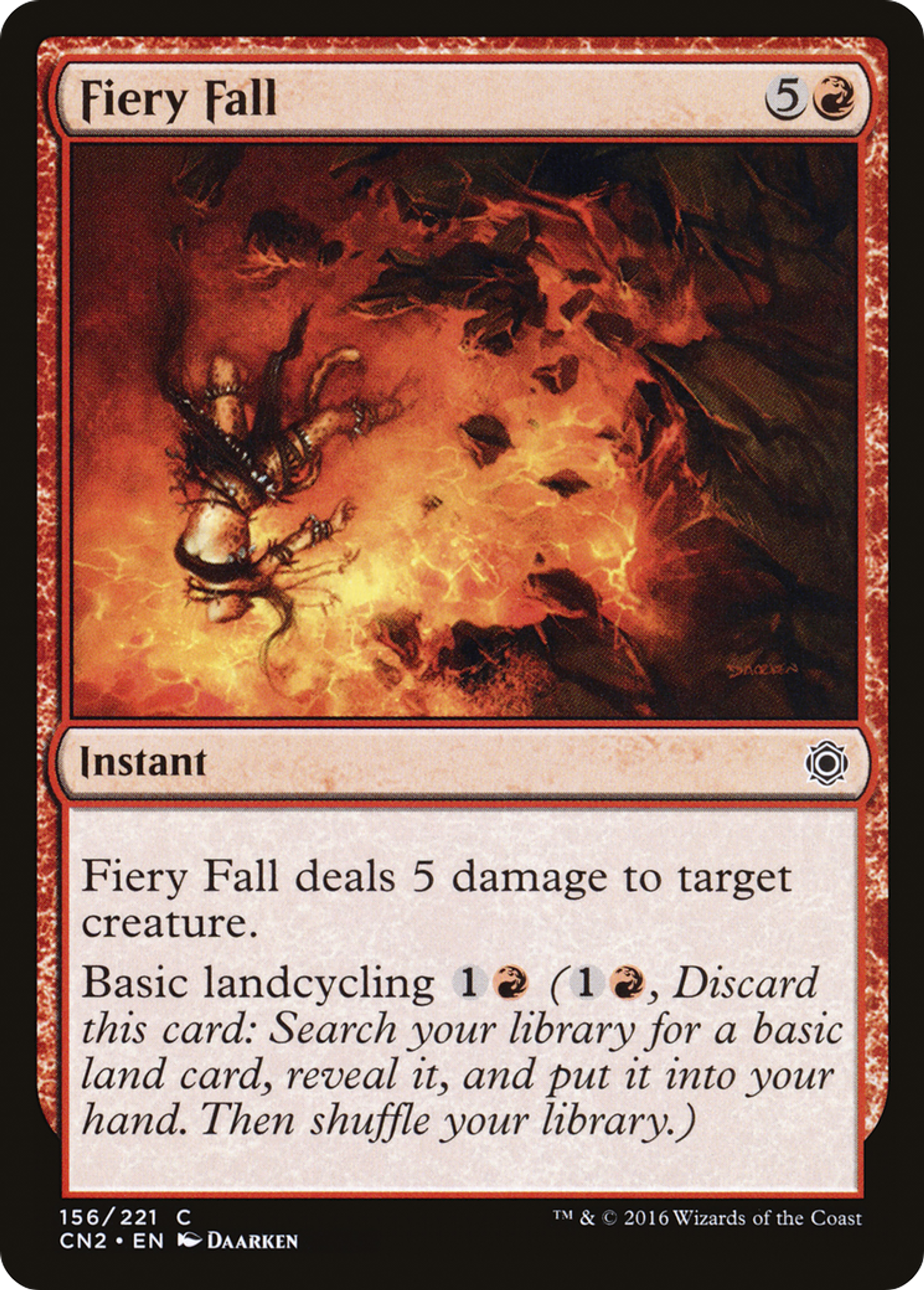 Chute ardente — Conspiracy: Take the Crown — Magic: The Gathering