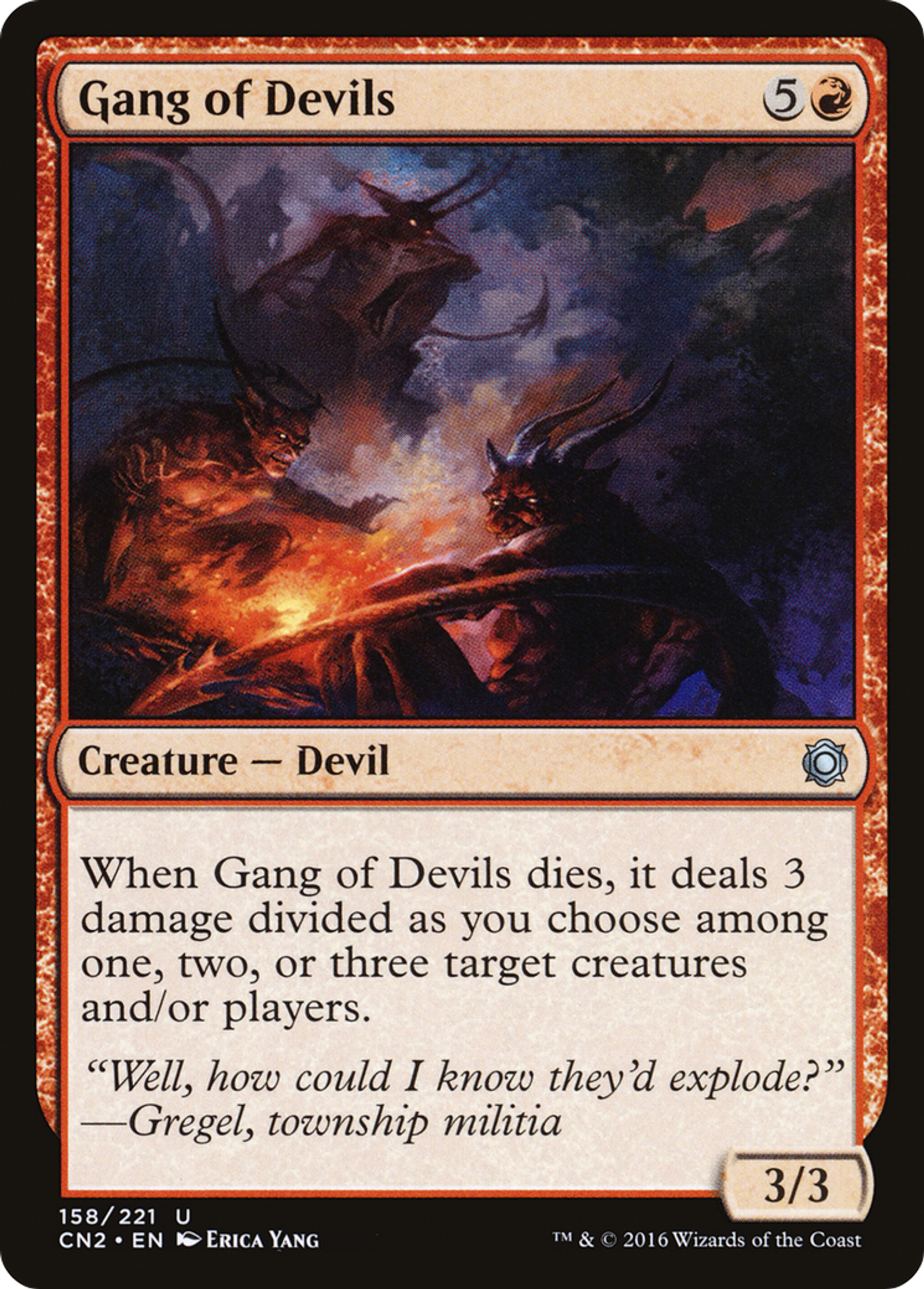 Gang de diables — Conspiracy: Take the Crown — Magic: The Gathering