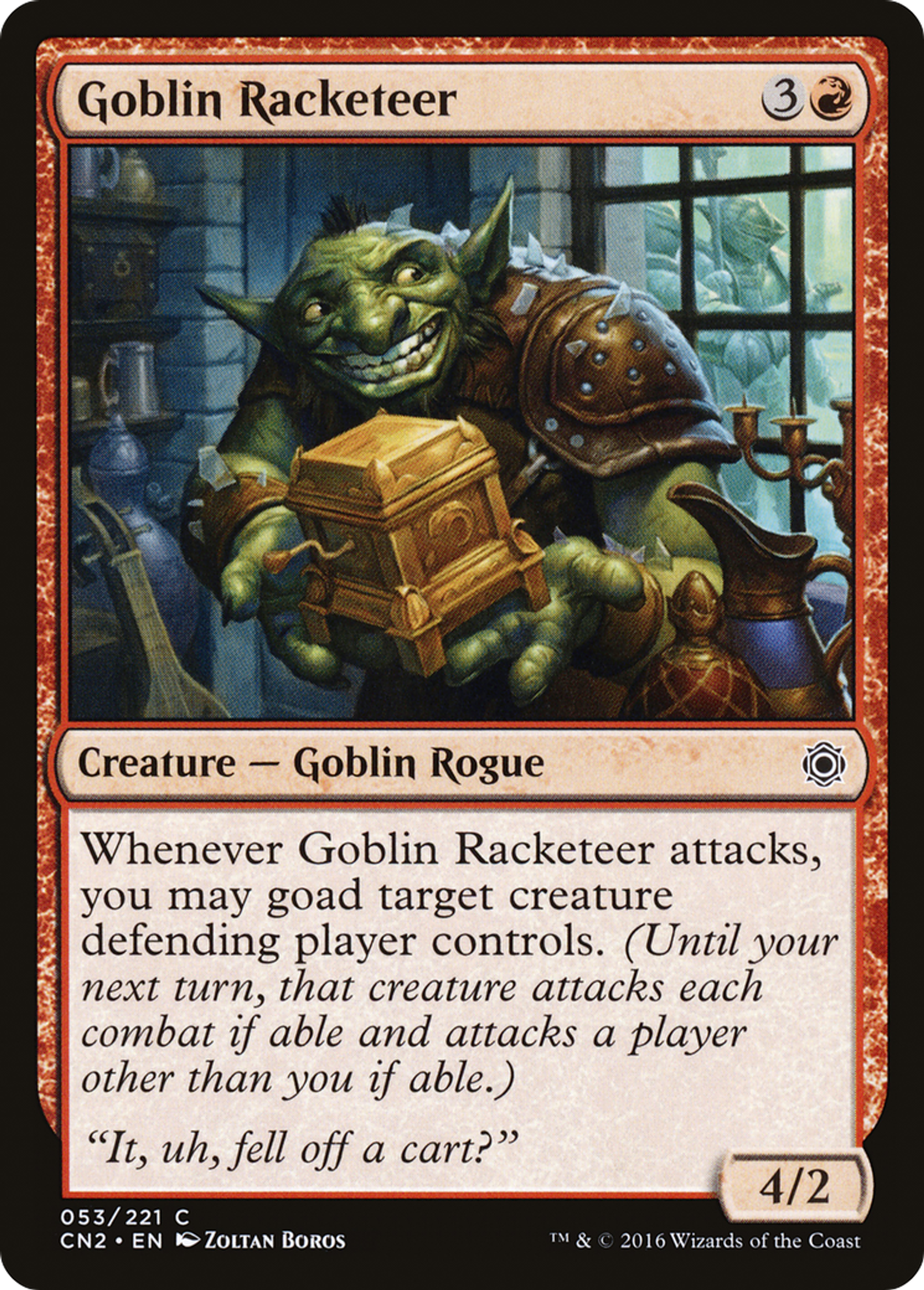 Goblin Racketeer — Conspiracy: Take the Crown — Magic: The Gathering