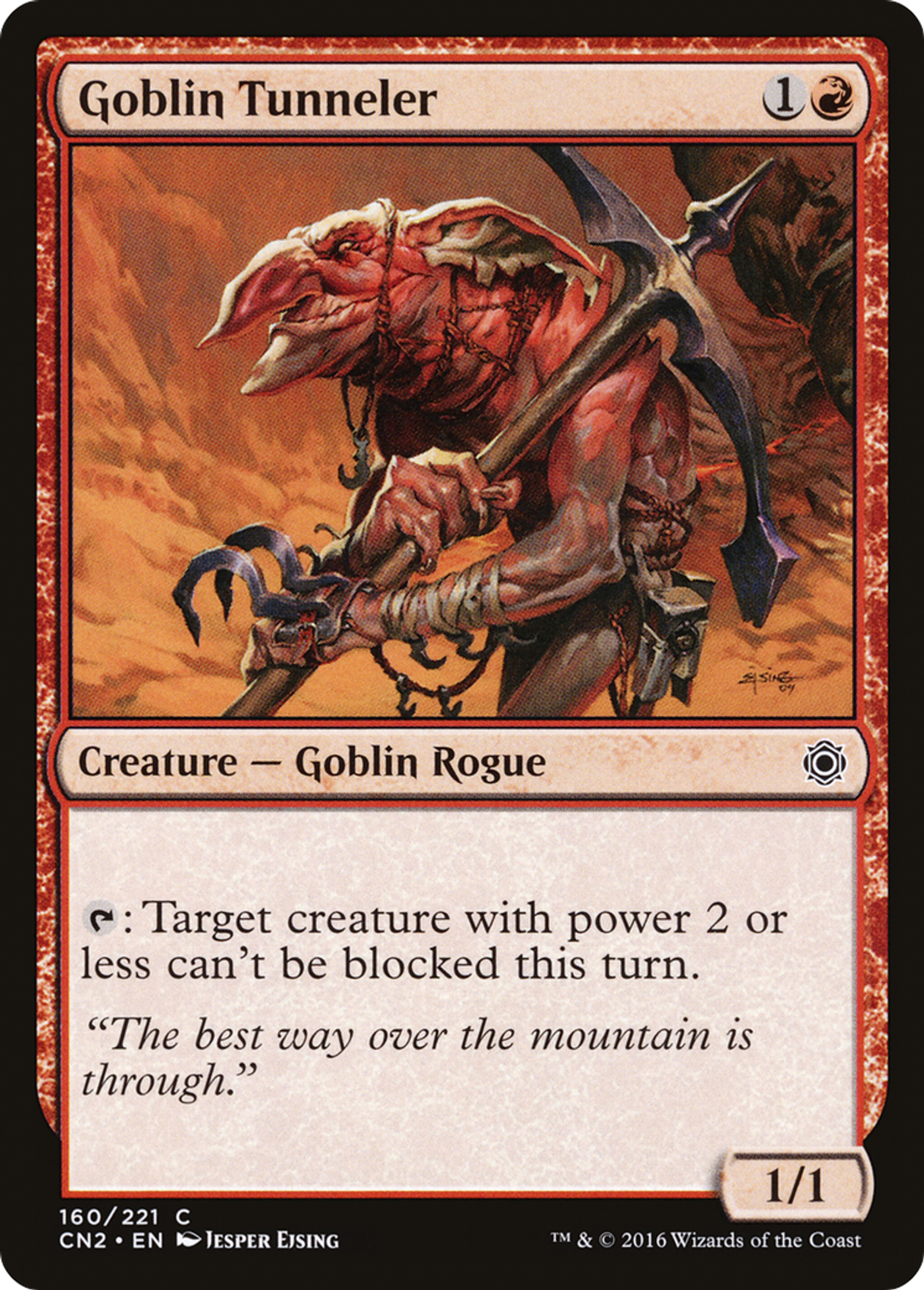 Tunnelier gobelin — Conspiracy: Take the Crown — Magic: The Gathering