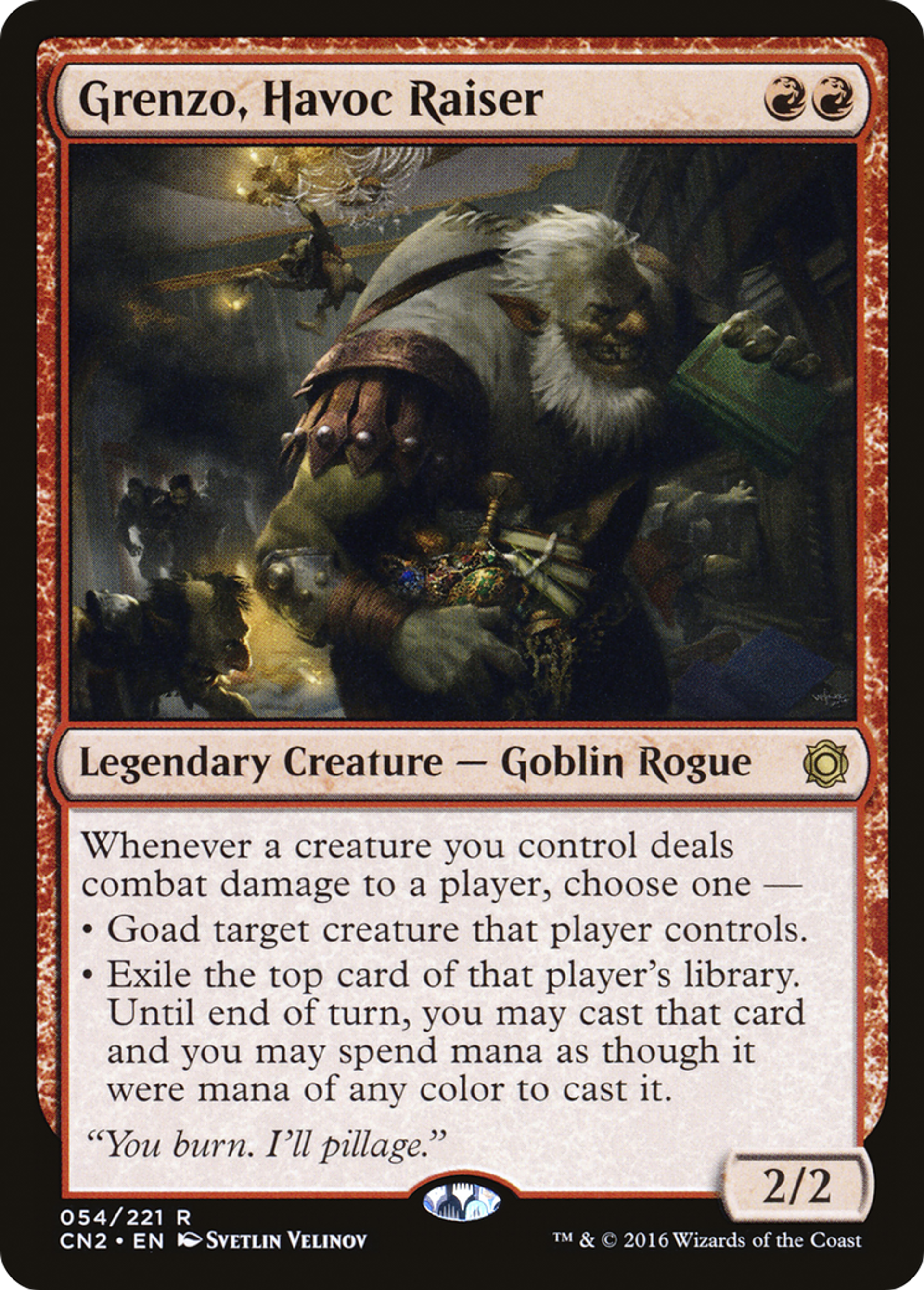 Grenzo, Havoc Raiser — Conspiracy: Take the Crown — Magic: The Gathering