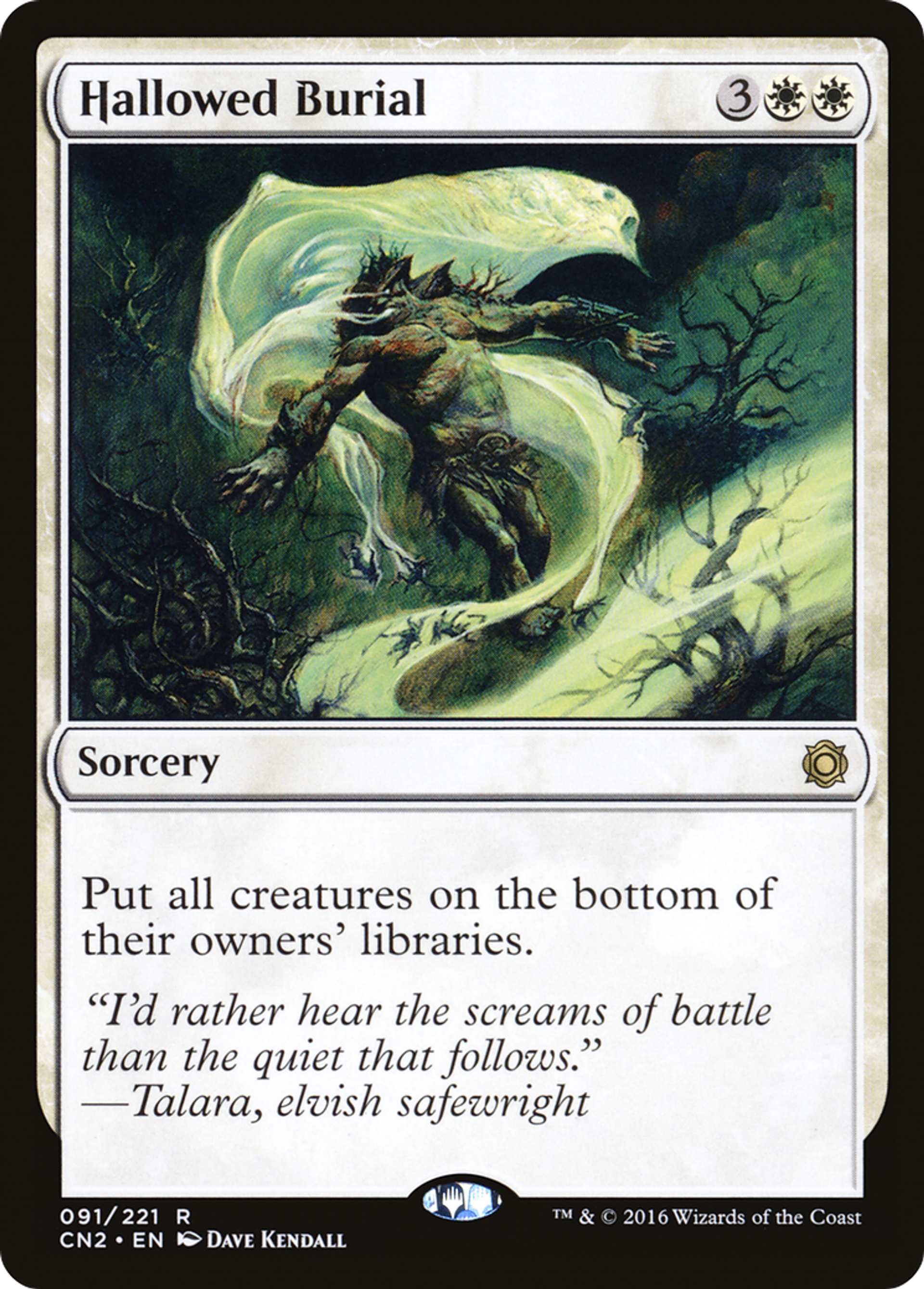 Hallowed Burial — Conspiracy: Take the Crown — Magic: The Gathering