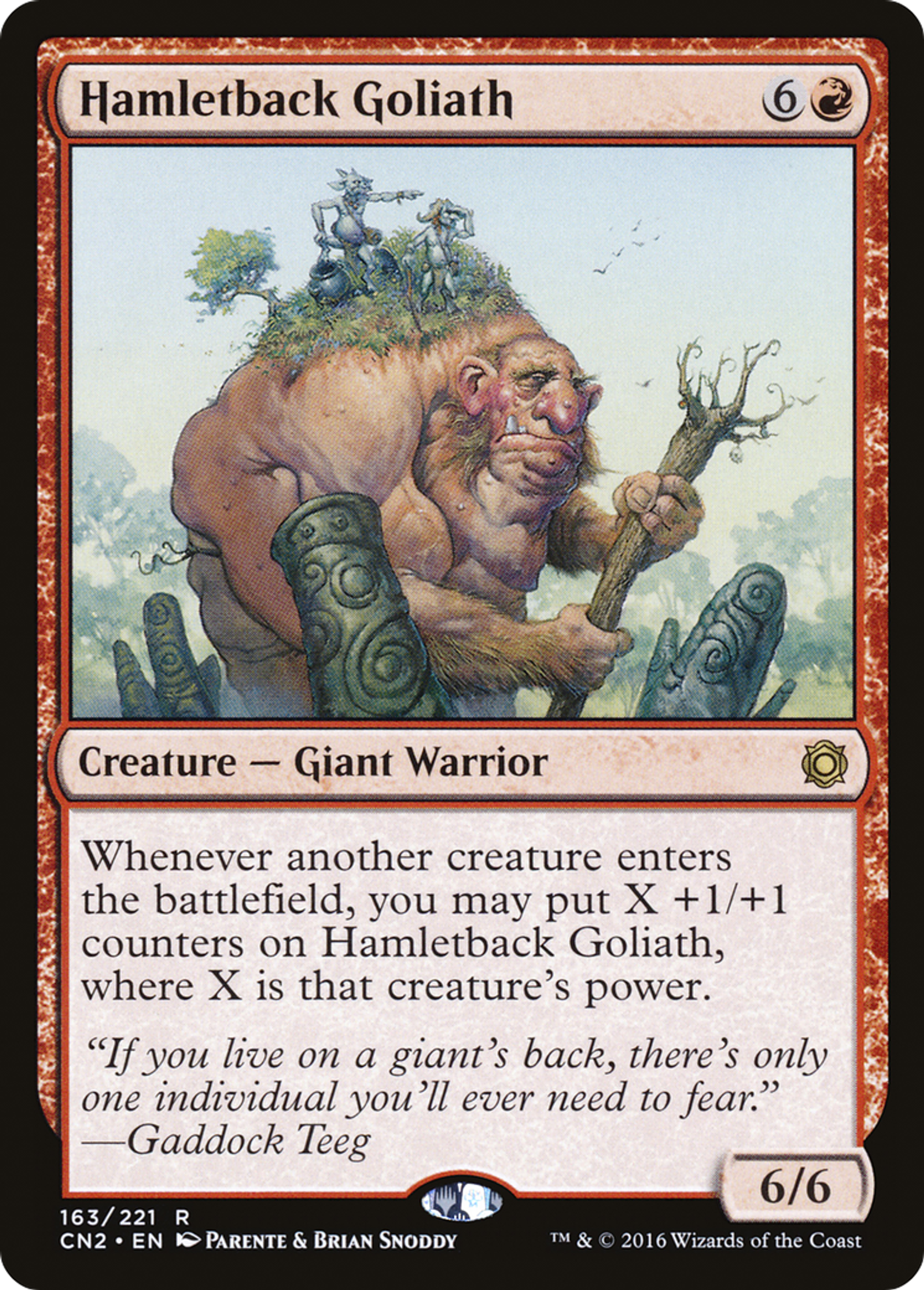 Hamletback Goliath — Conspiracy: Take the Crown — Magic: The Gathering