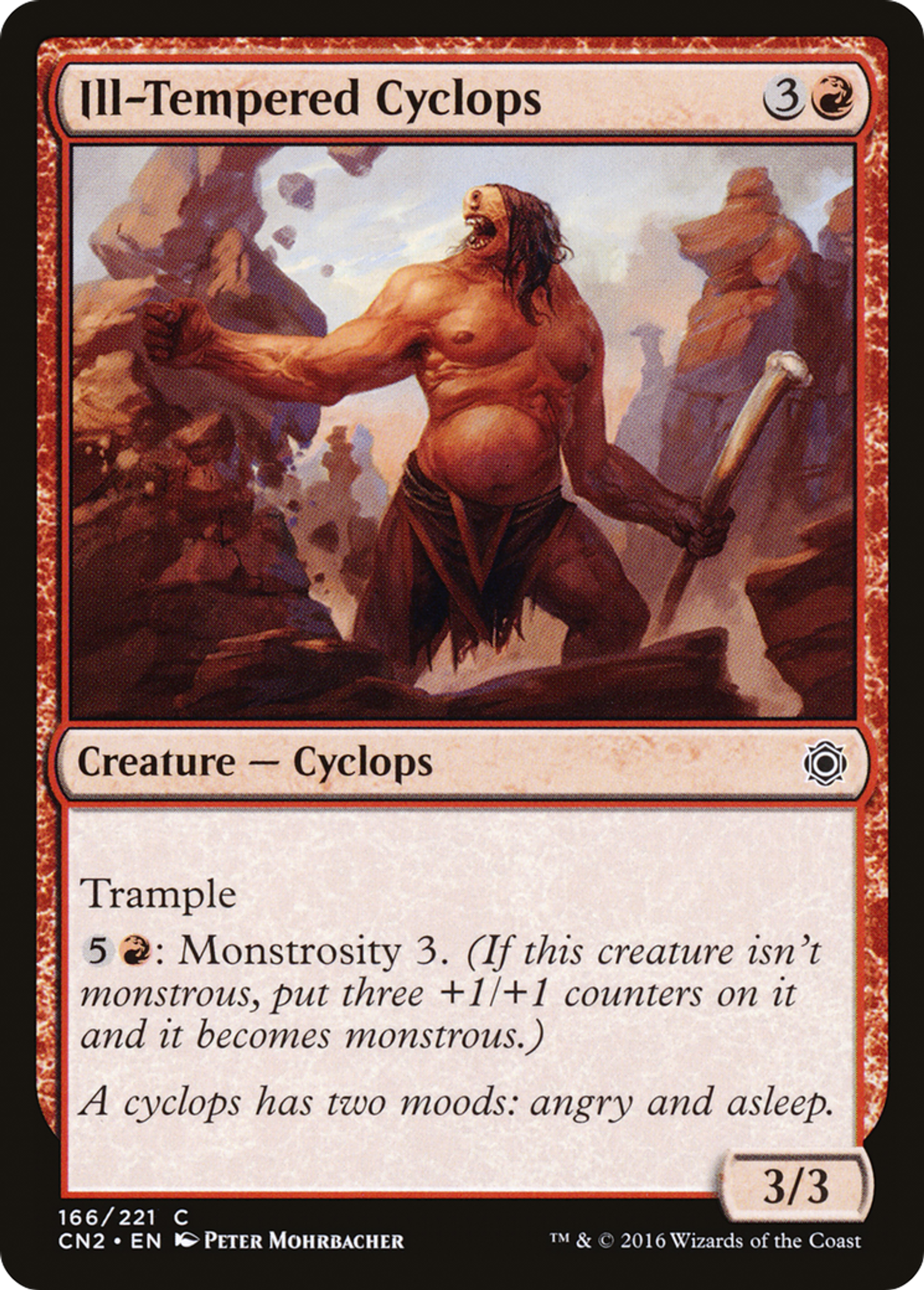 Cyclope irascible — Conspiracy: Take the Crown — Magic: The Gathering