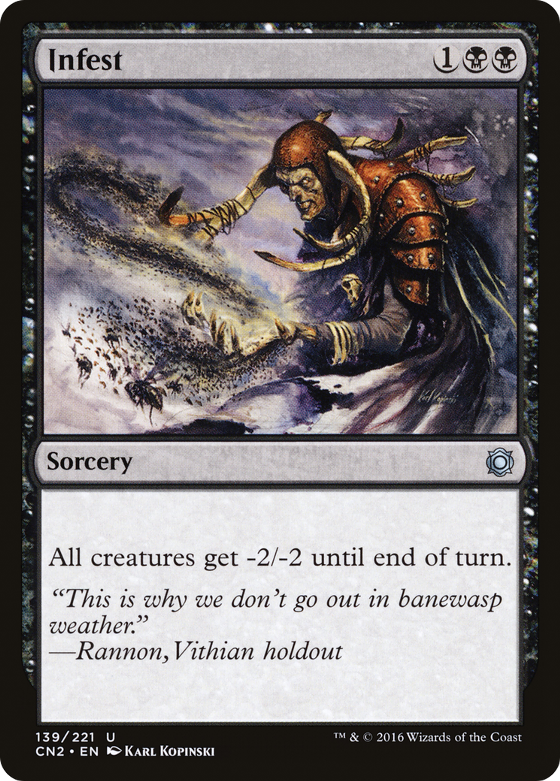 Infestation — Conspiracy: Take the Crown — Magic: The Gathering