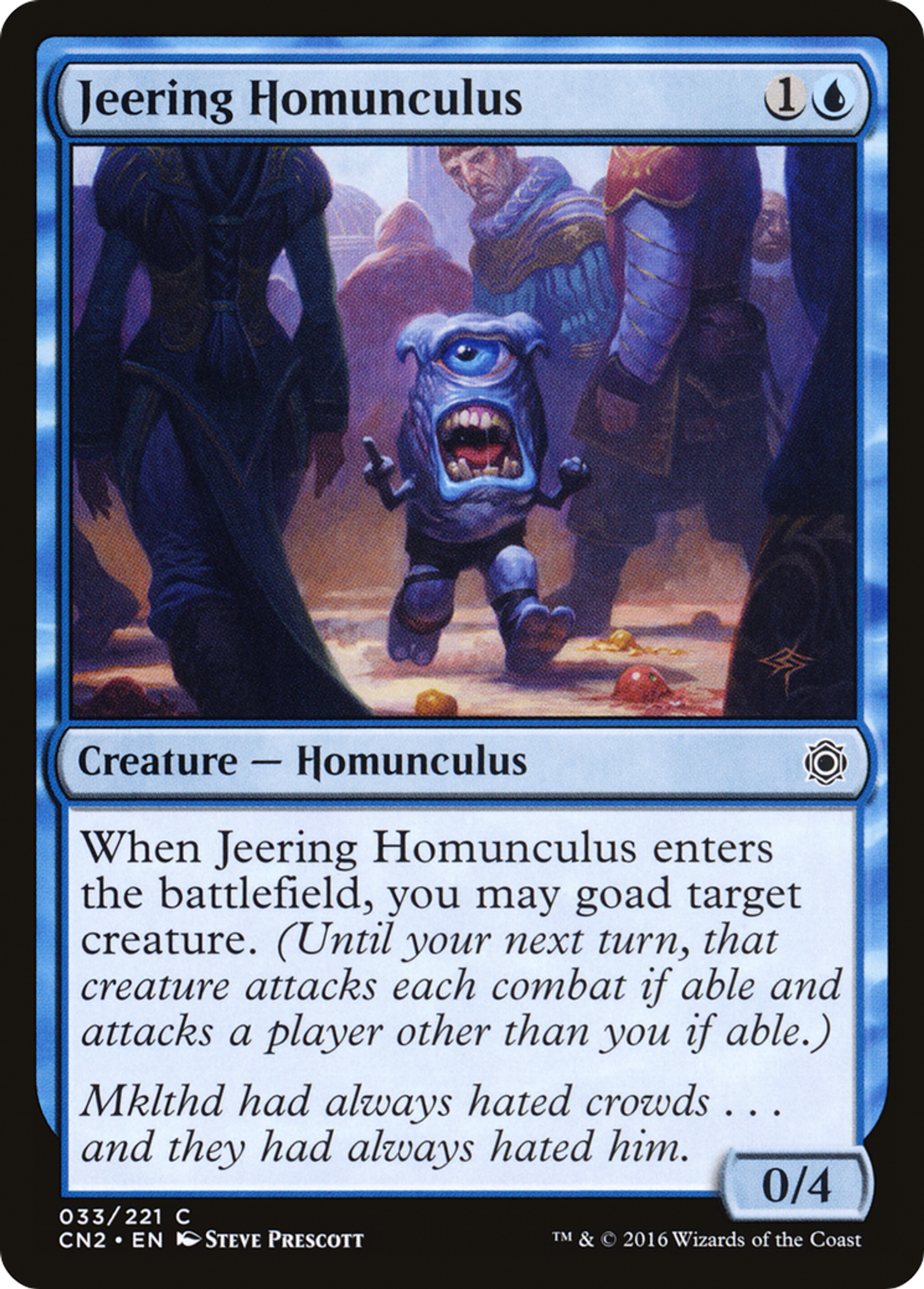 Jeering Homunculus — Conspiracy: Take the Crown — Magic: The Gathering