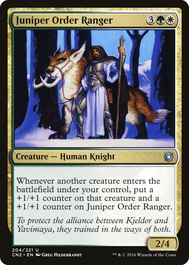 Juniper Order Ranger — Conspiracy: Take the Crown — Magic: The Gathering