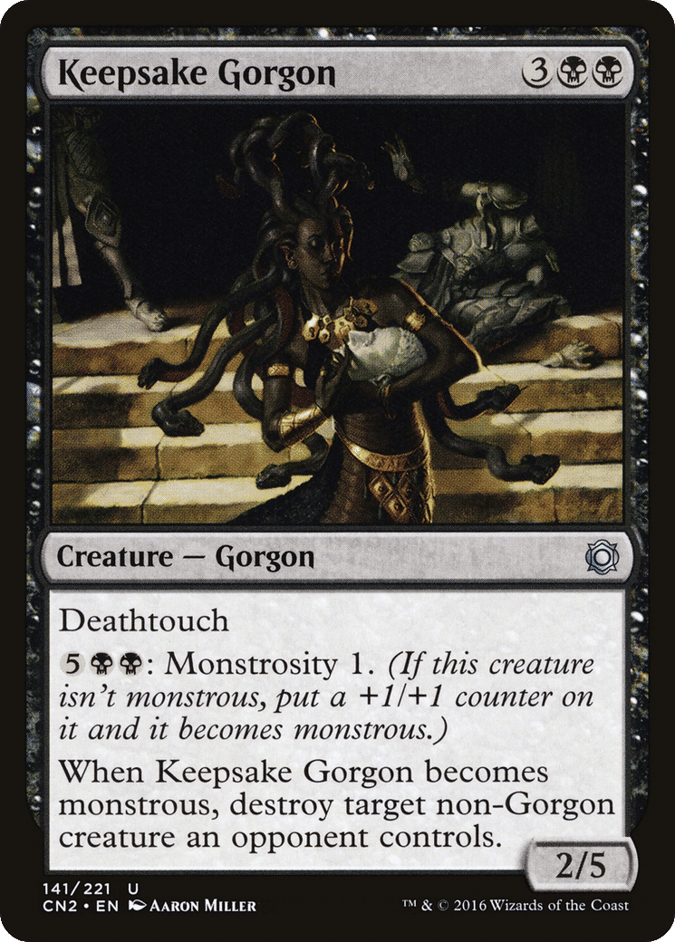 Keepsake Gorgon — Conspiracy: Take the Crown — Magic: The Gathering
