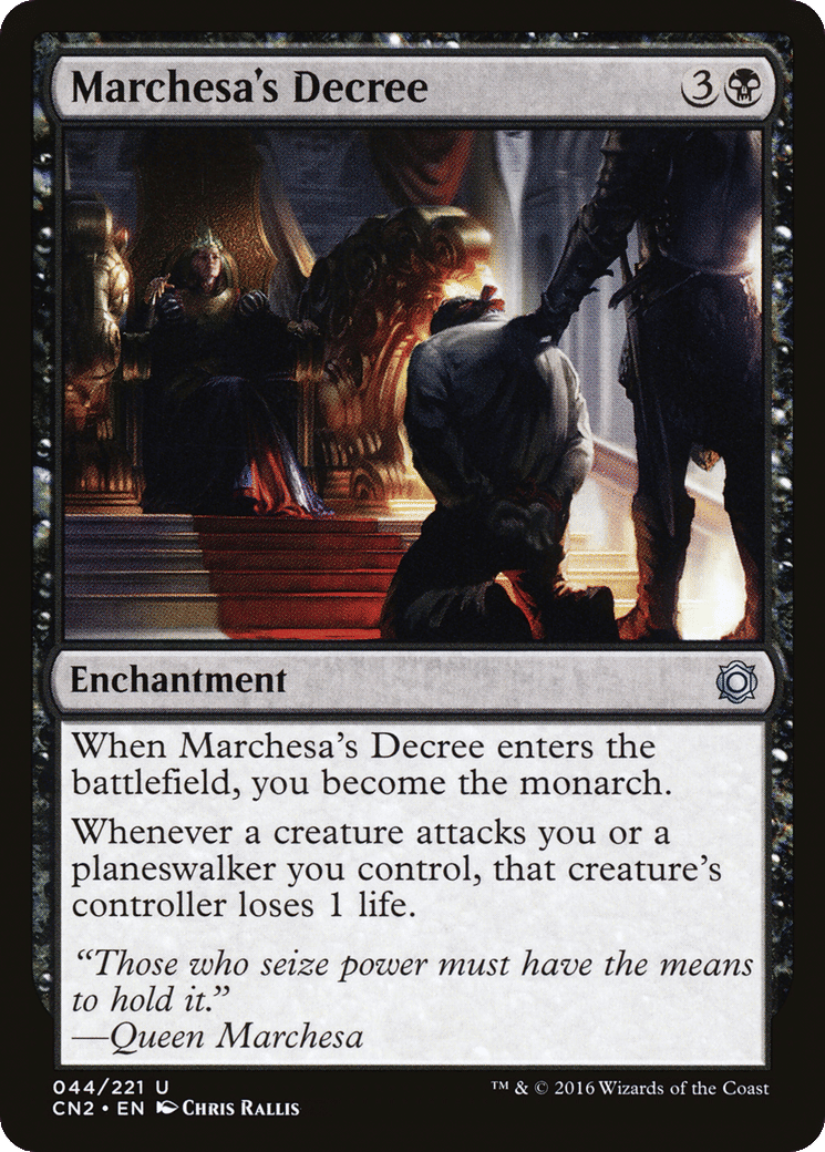 Marchesa's Decree — Conspiracy: Take the Crown — Magic: The Gathering