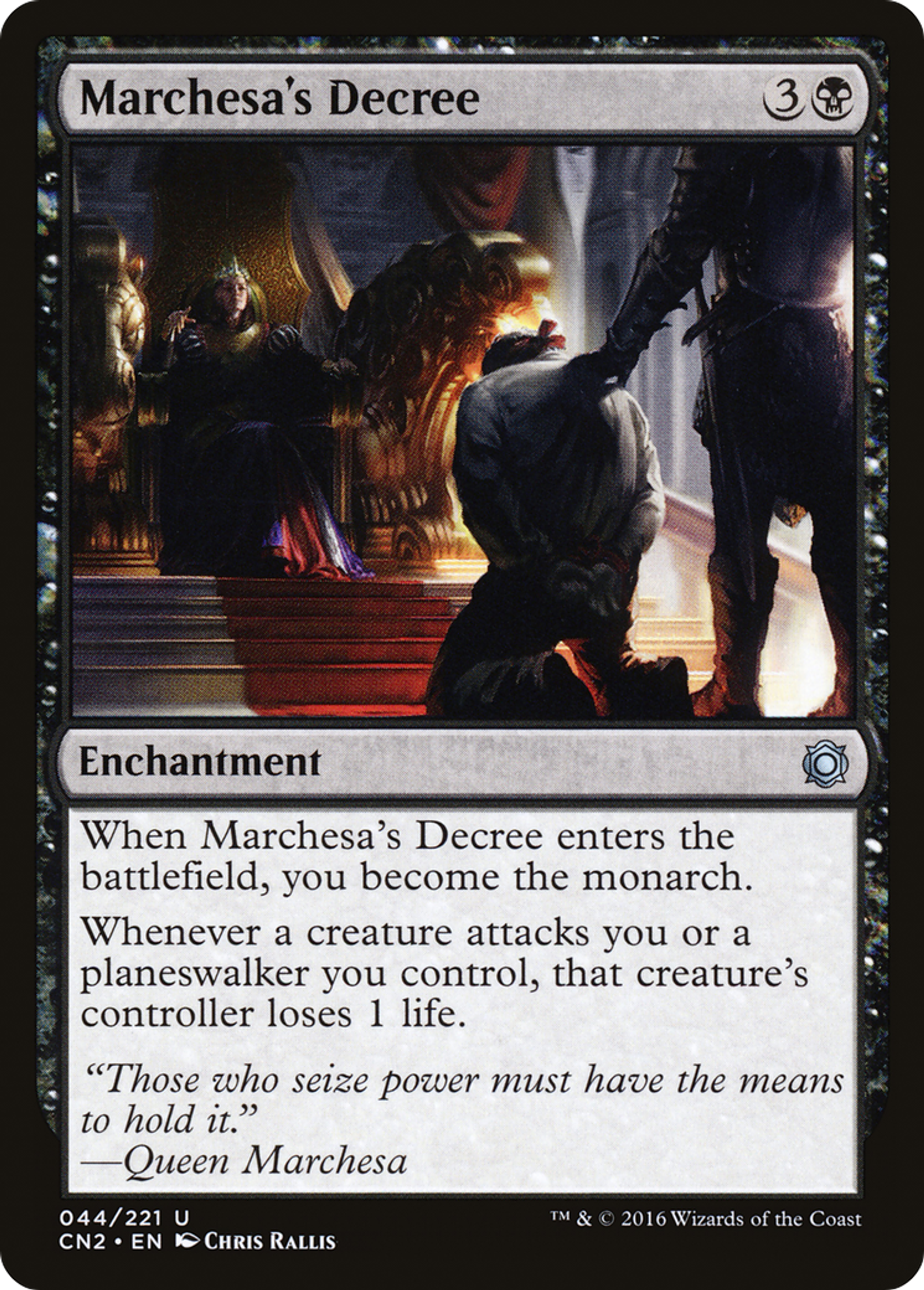 Marchesa's Decree — Conspiracy: Take the Crown — Magic: The Gathering