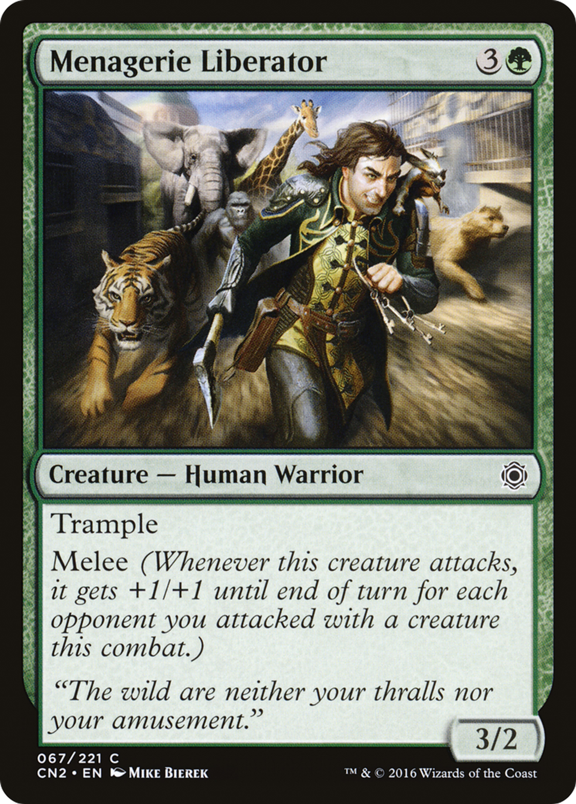 Menagerie Liberator — Conspiracy: Take the Crown — Magic: The Gathering