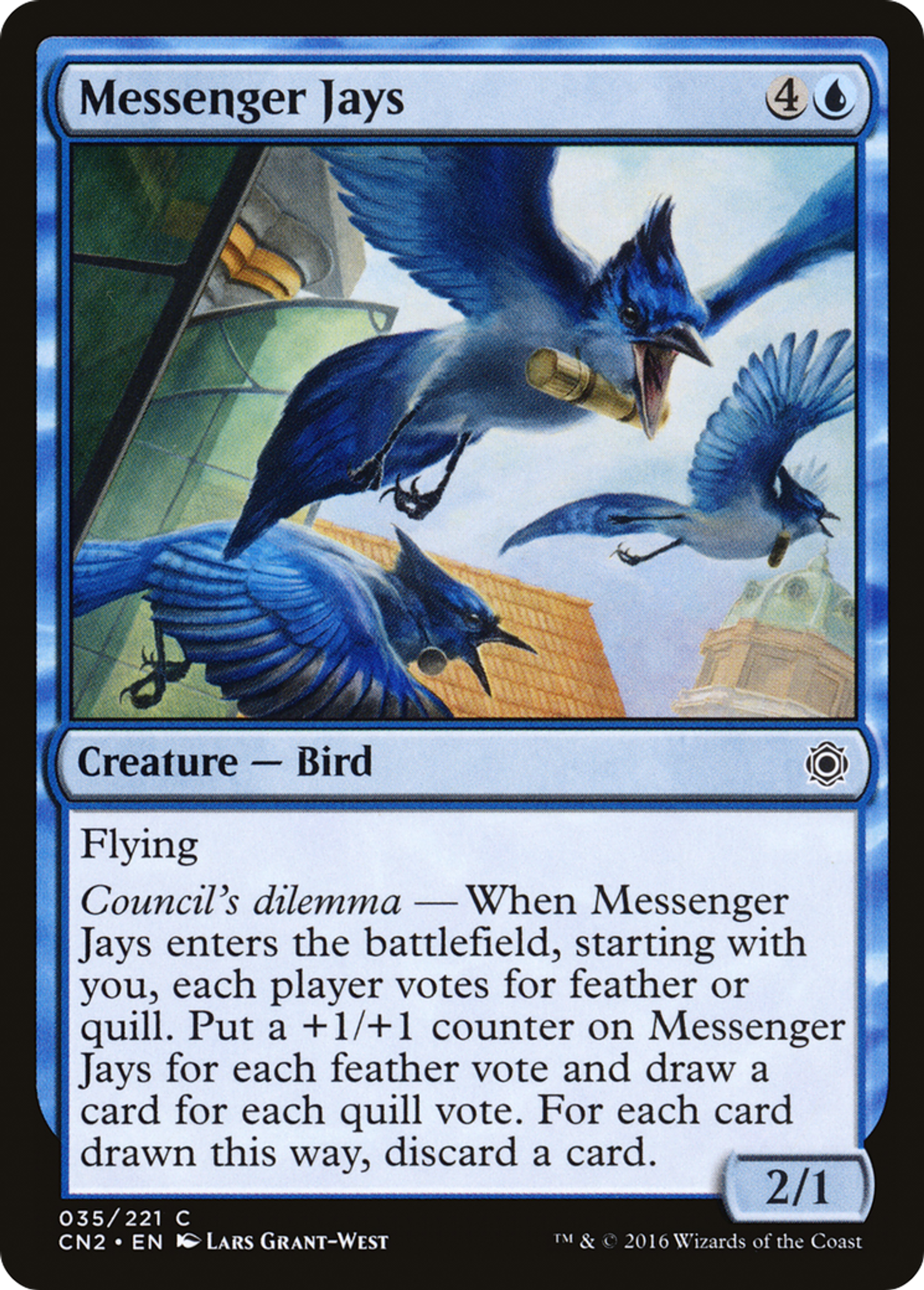 Messenger Jays — Conspiracy: Take the Crown — Magic: The Gathering