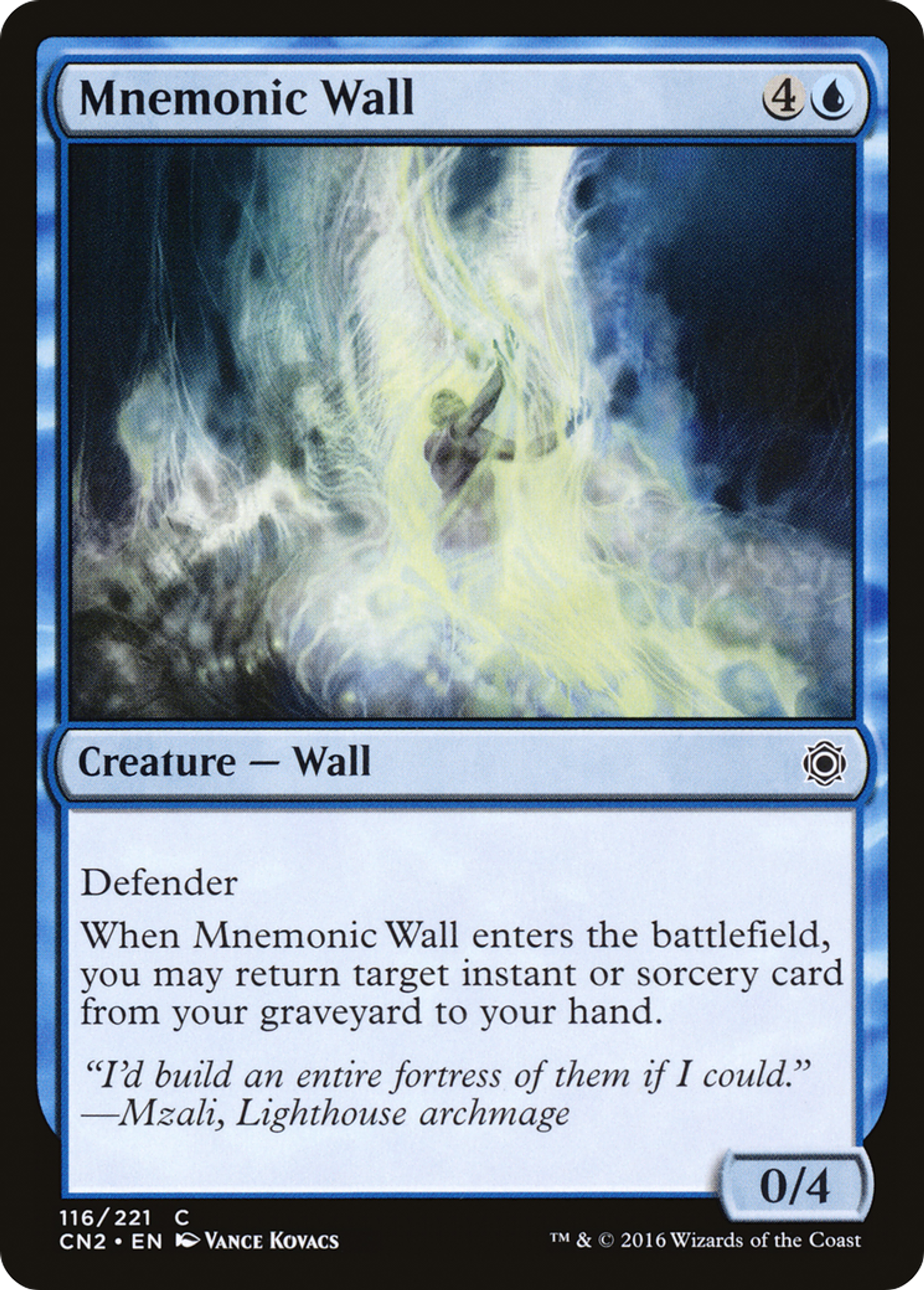 Mnemonic Wall — Conspiracy: Take the Crown — Magic: The Gathering