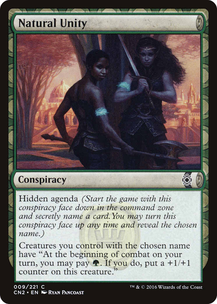 Natural Unity — Conspiracy: Take the Crown — Magic: The Gathering