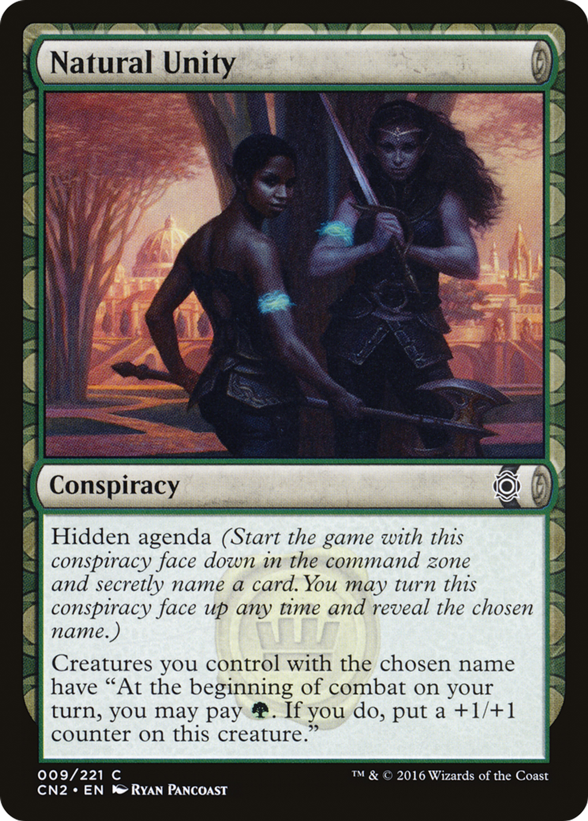 Natural Unity — Conspiracy: Take the Crown — Magic: The Gathering