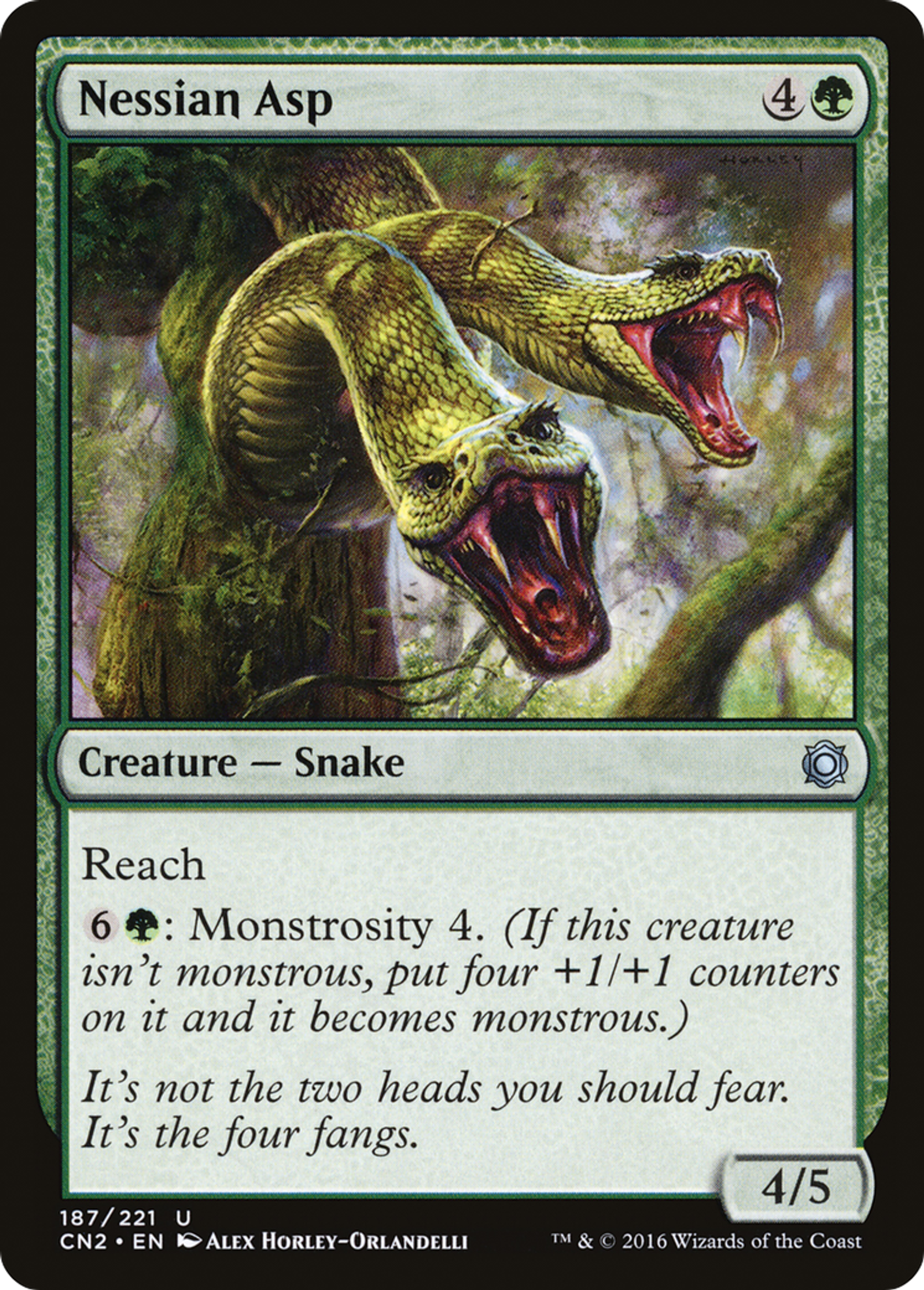 Vipère nessianne — Conspiracy: Take the Crown — Magic: The Gathering