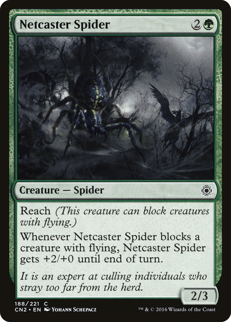 Netcaster Spider — Conspiracy: Take the Crown — Magic: The Gathering