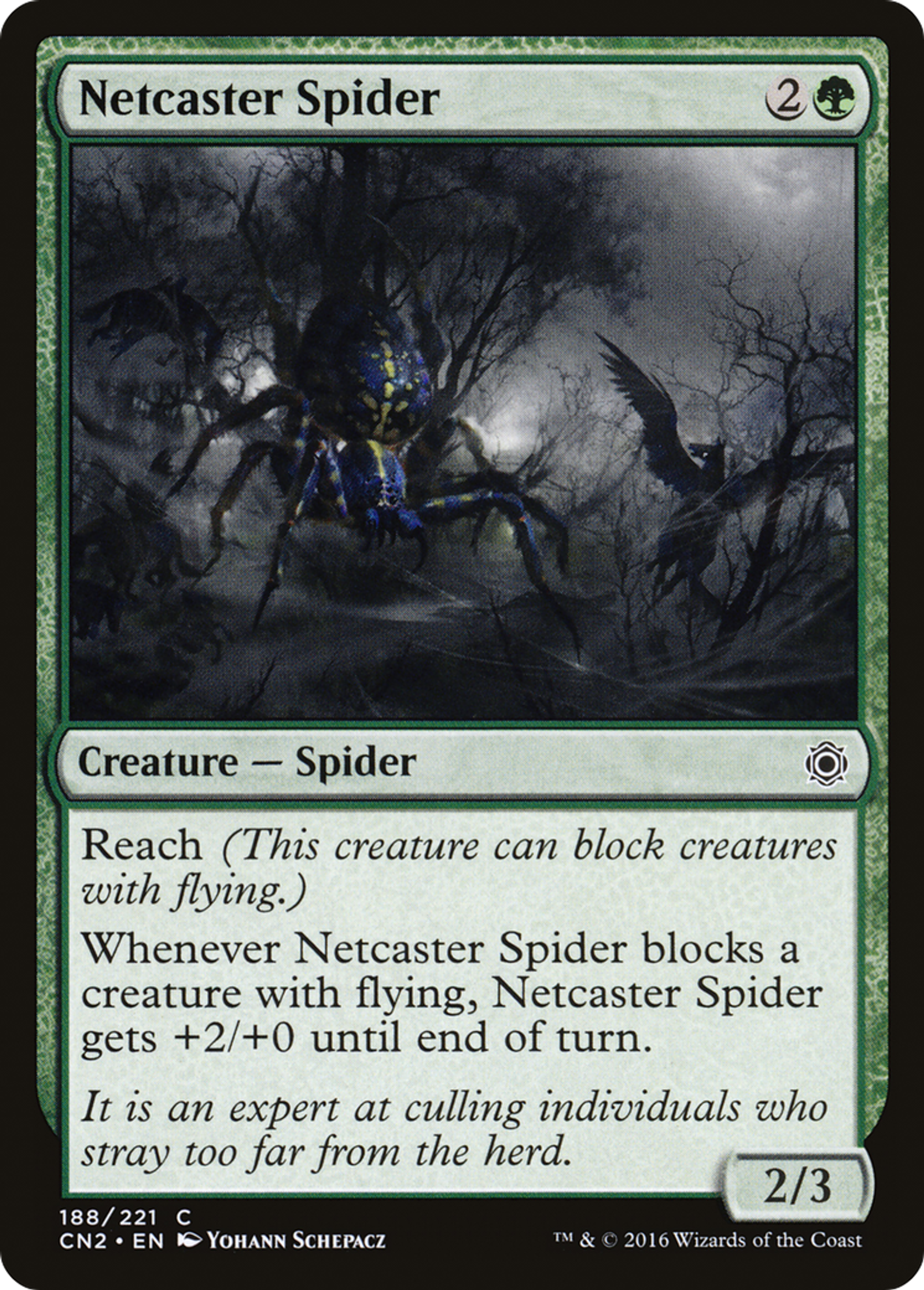 Araignée lanceuse de rets — Conspiracy: Take the Crown — Magic: The Gathering