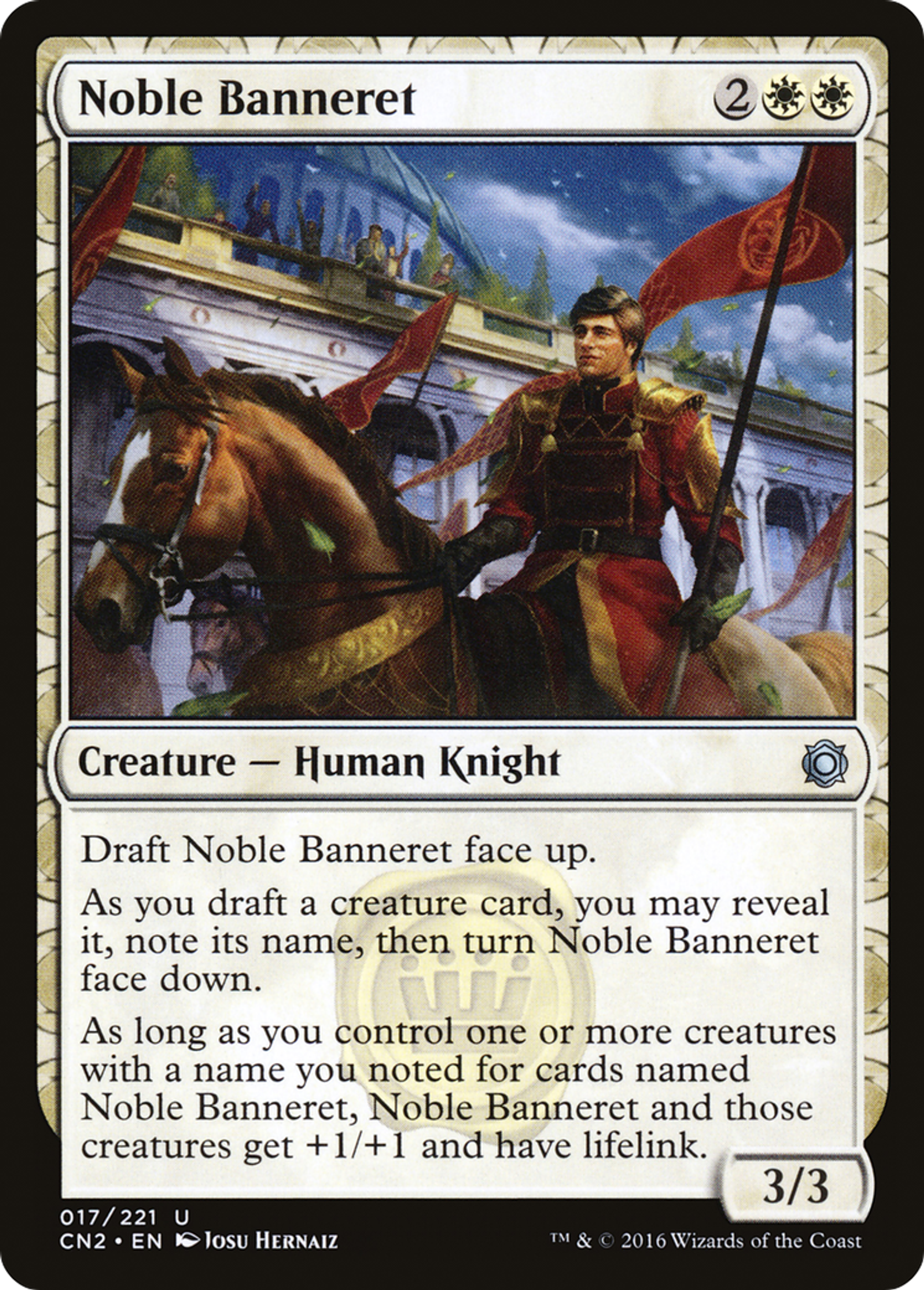 Noble Banneret — Conspiracy: Take the Crown — Magic: The Gathering