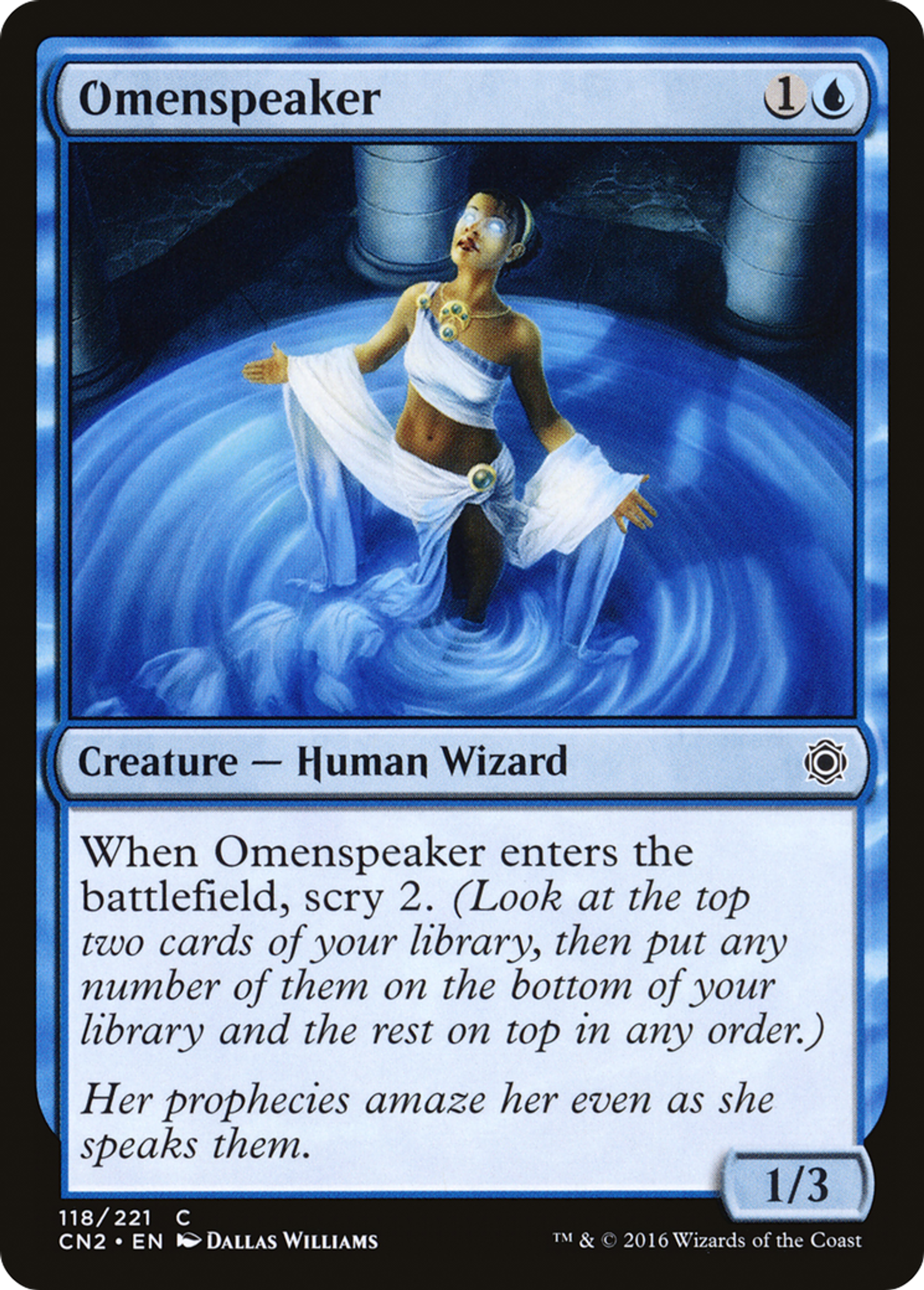 Omenspeaker — Conspiracy: Take the Crown — Magic: The Gathering