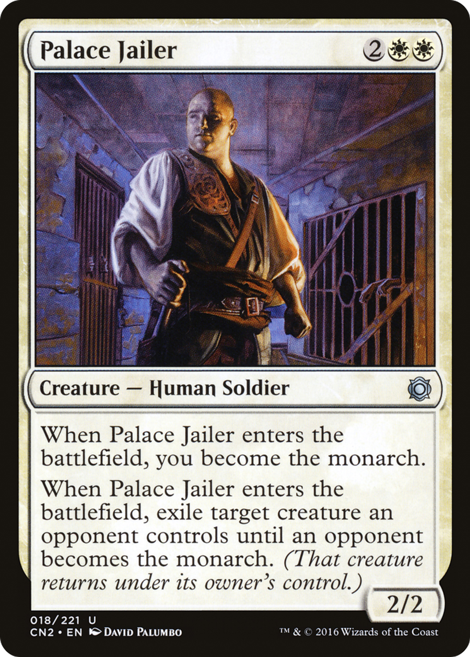 Palace Jailer — Conspiracy: Take the Crown — Magic: The Gathering