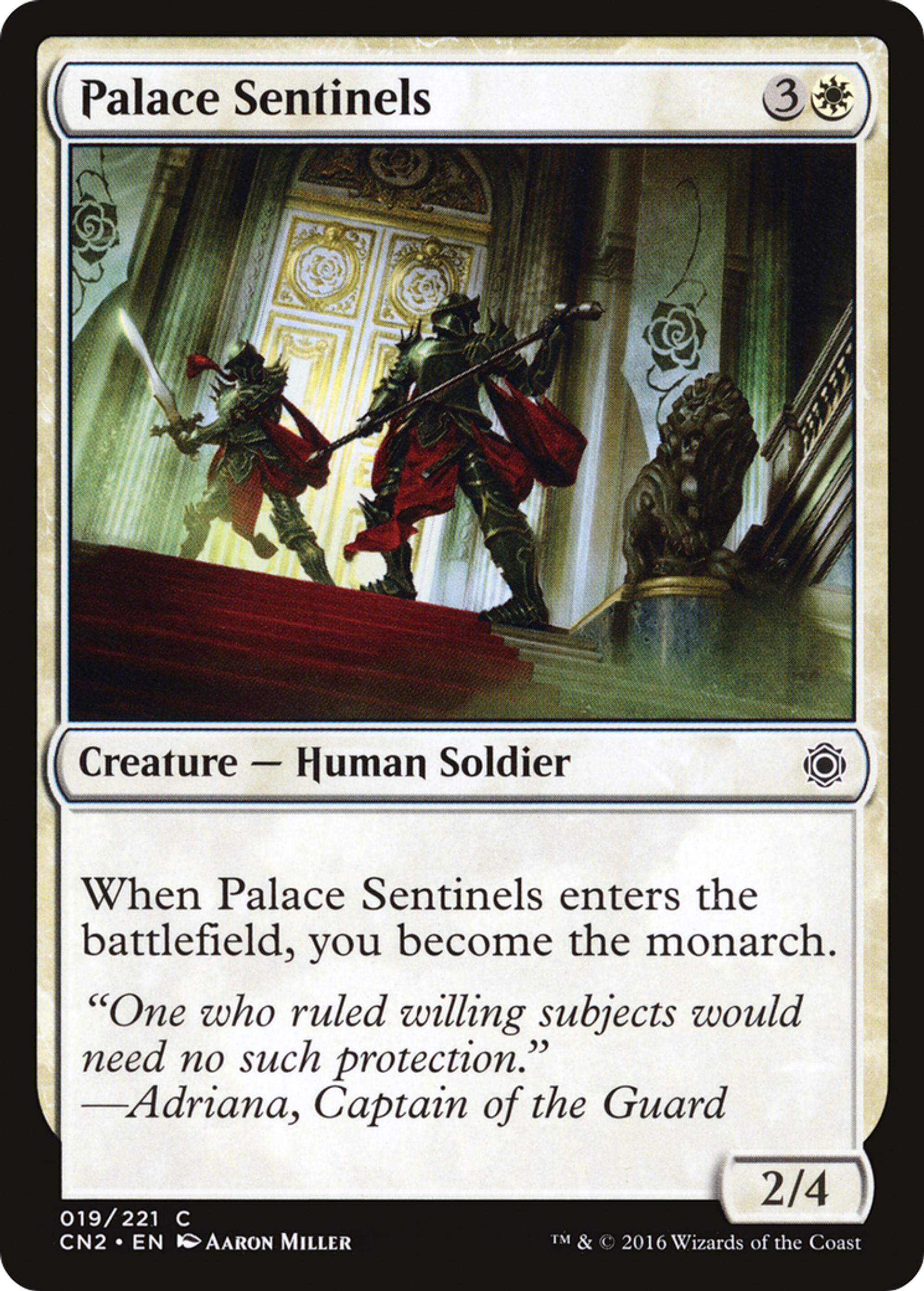 Palace Sentinels — Conspiracy: Take the Crown — Magic: The Gathering