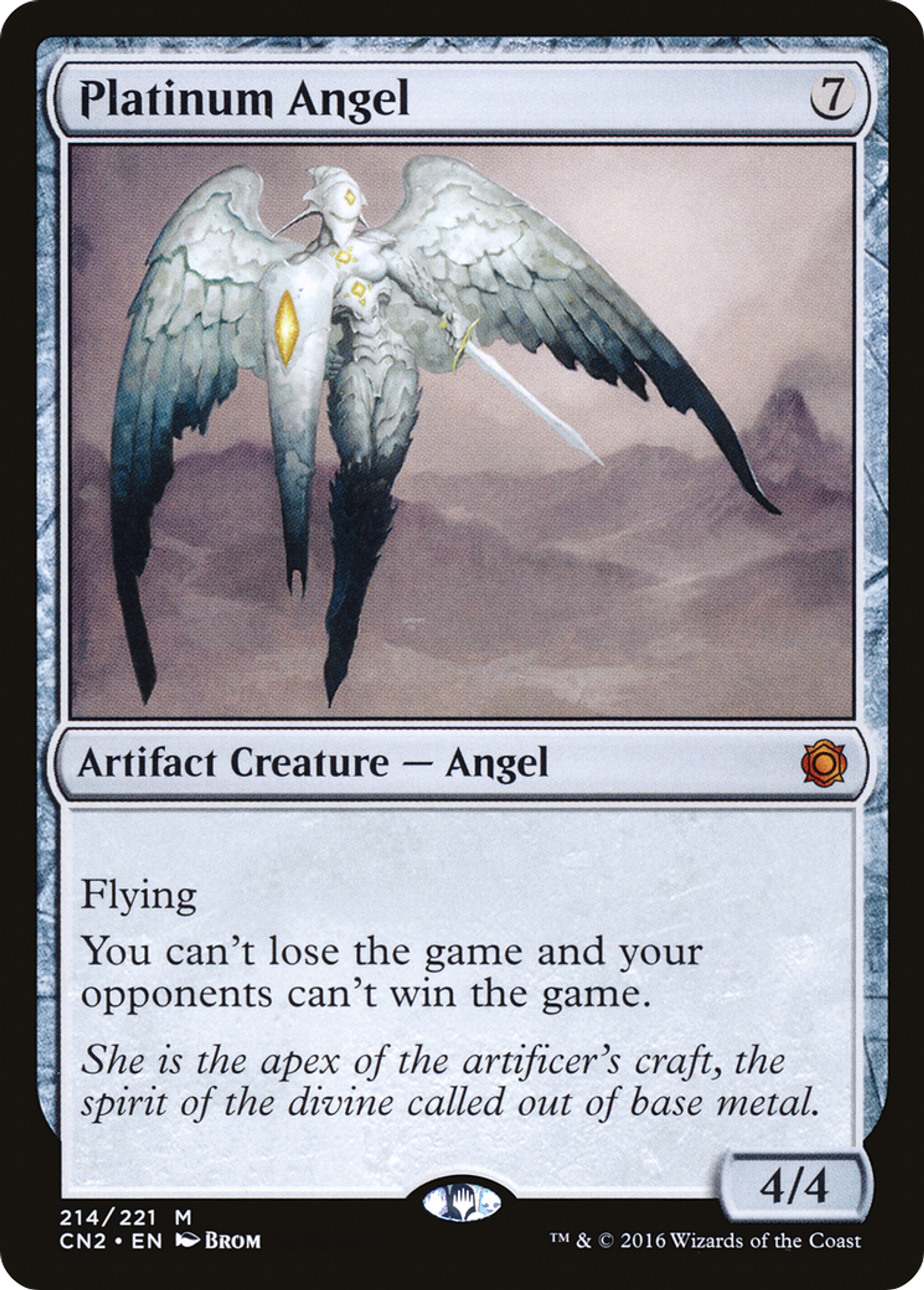 Platinum Angel — Conspiracy: Take the Crown — Magic: The Gathering
