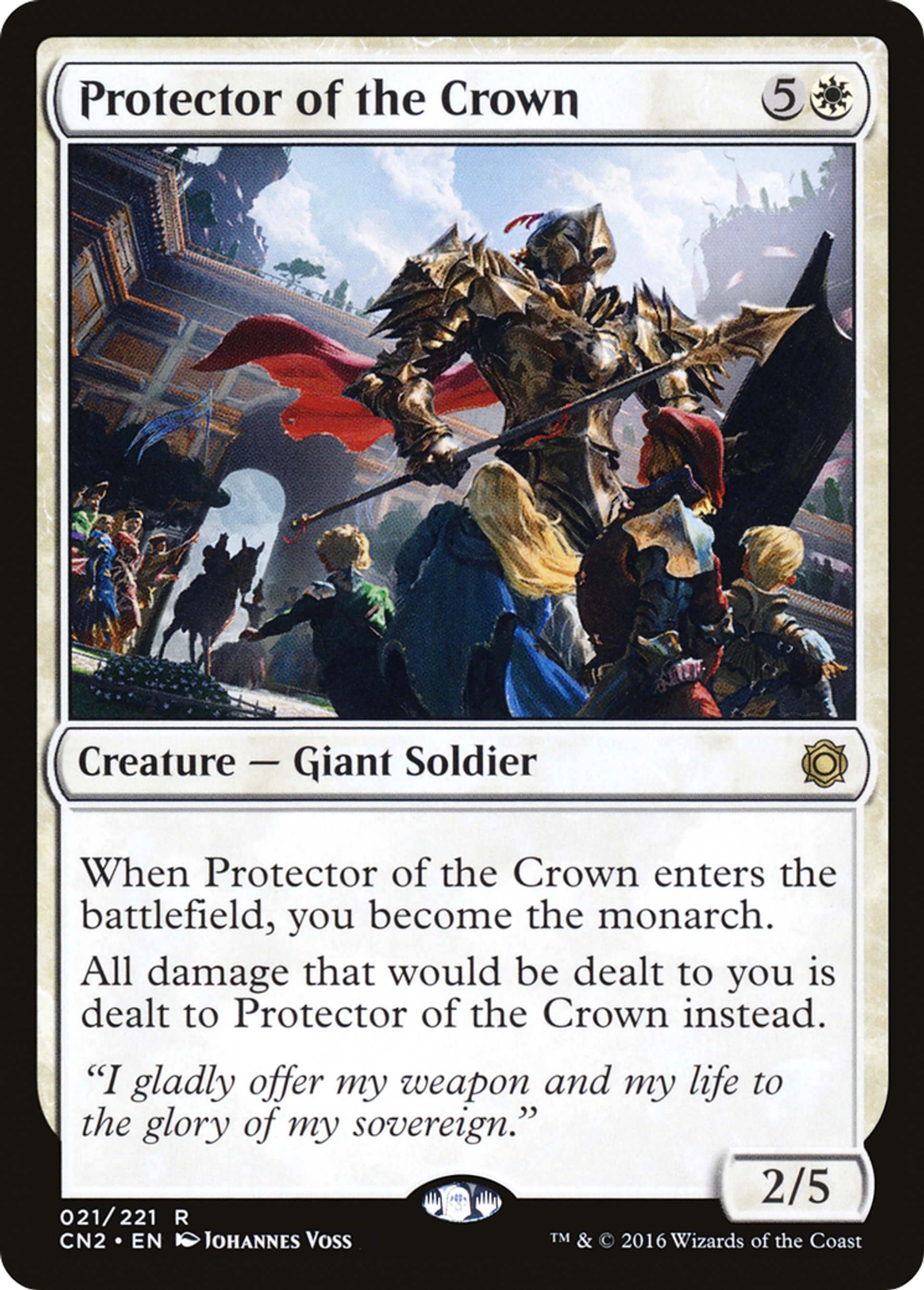Protector of the Crown — Conspiracy: Take the Crown — Magic: The Gathering