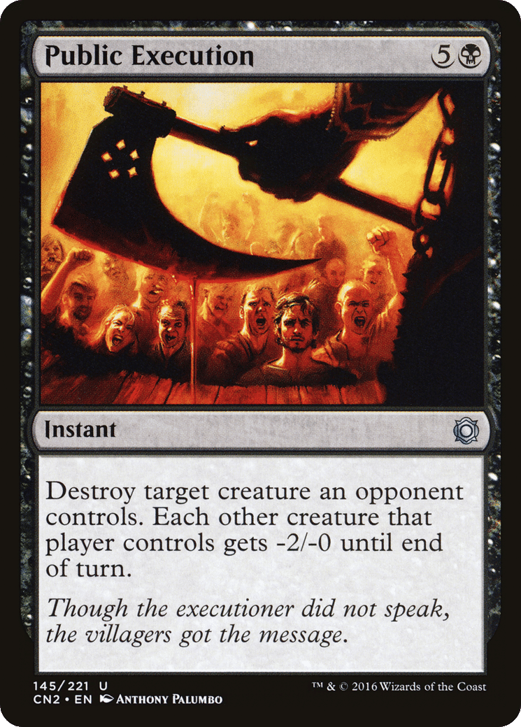 Public Execution — Conspiracy: Take the Crown — Magic: The Gathering
