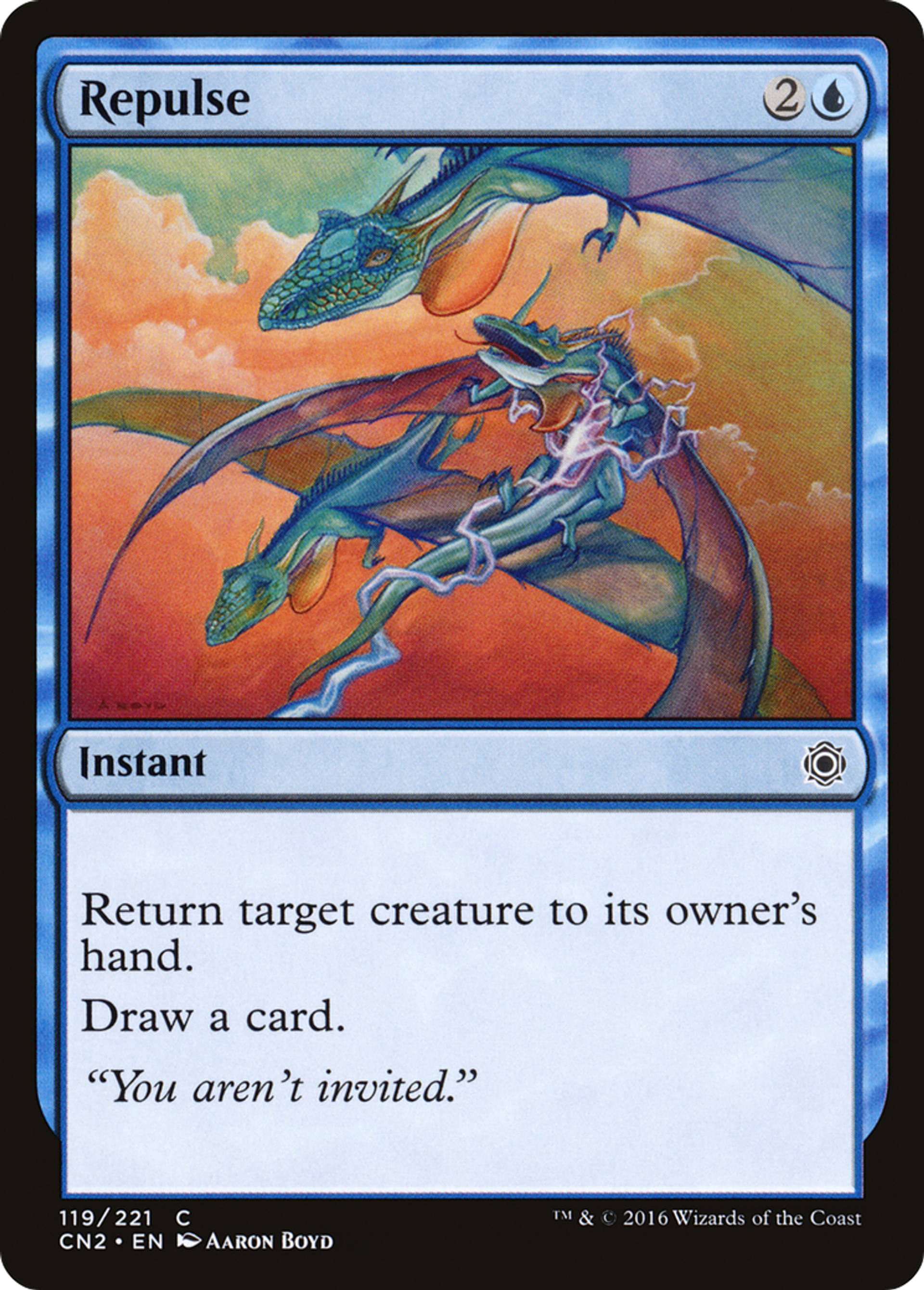 Repulse — Conspiracy: Take the Crown — Magic: The Gathering