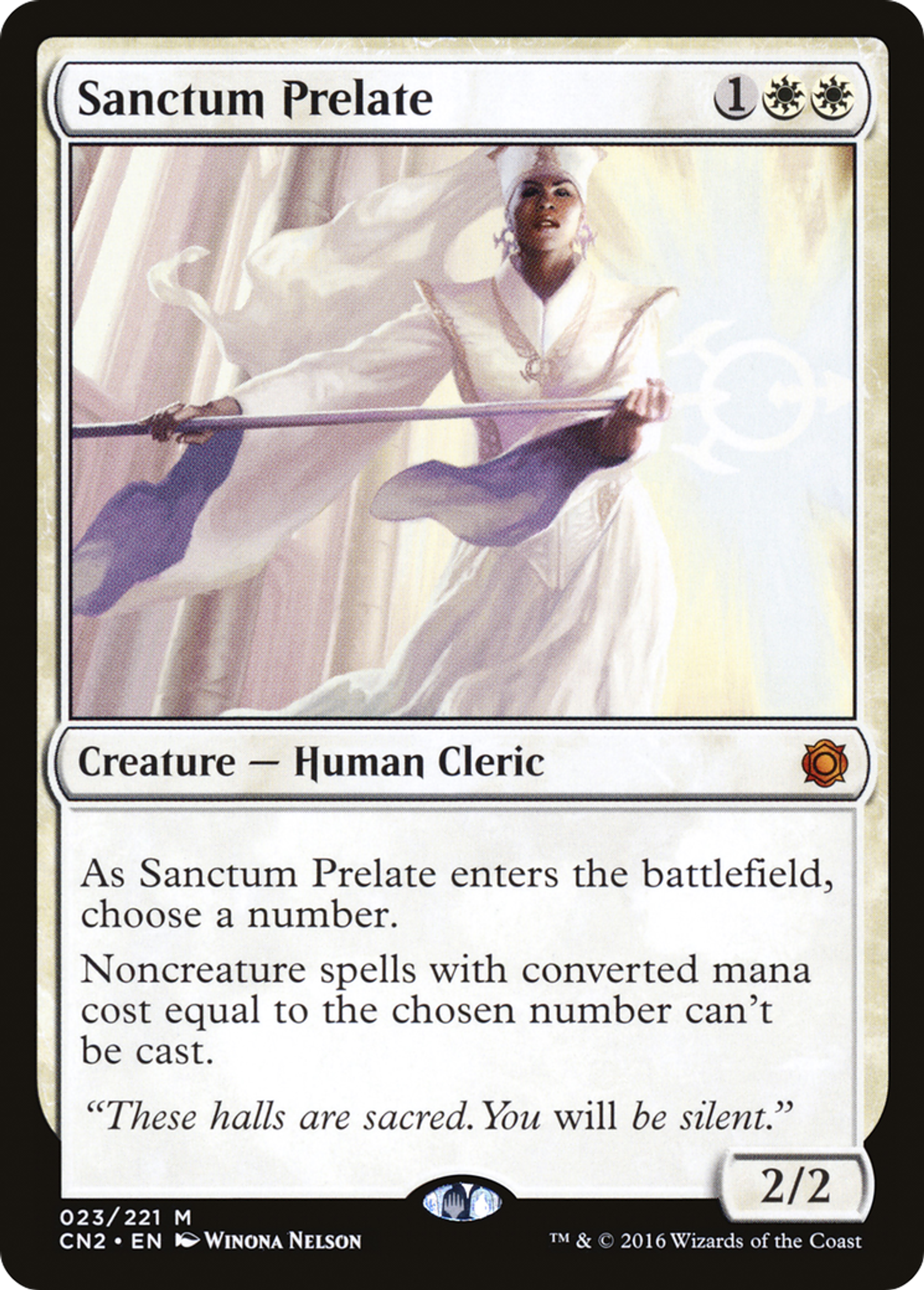 Prélate du sanctuaire — Conspiracy: Take the Crown — Magic: The Gathering