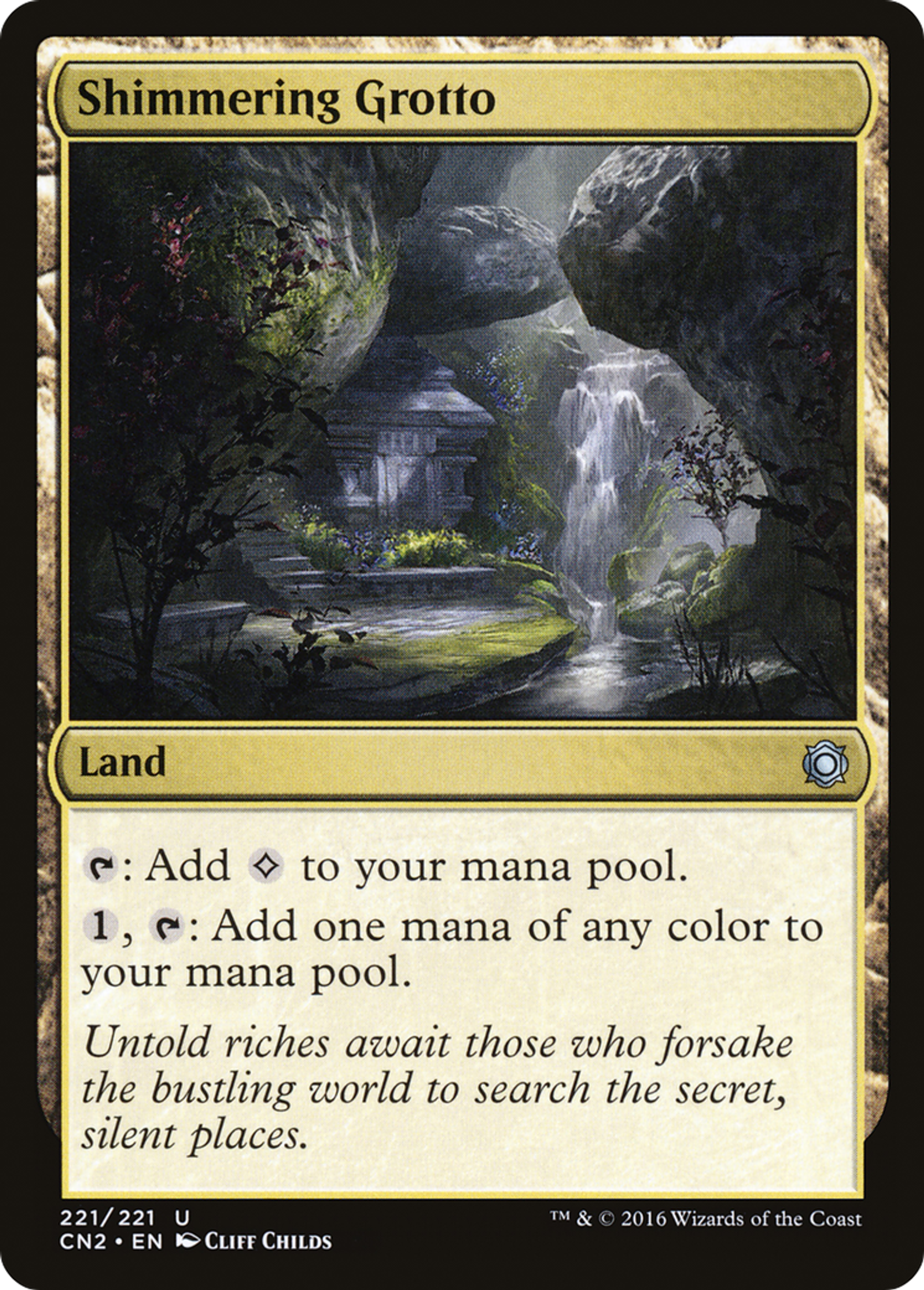 Shimmering Grotto — Conspiracy: Take the Crown — Magic: The Gathering