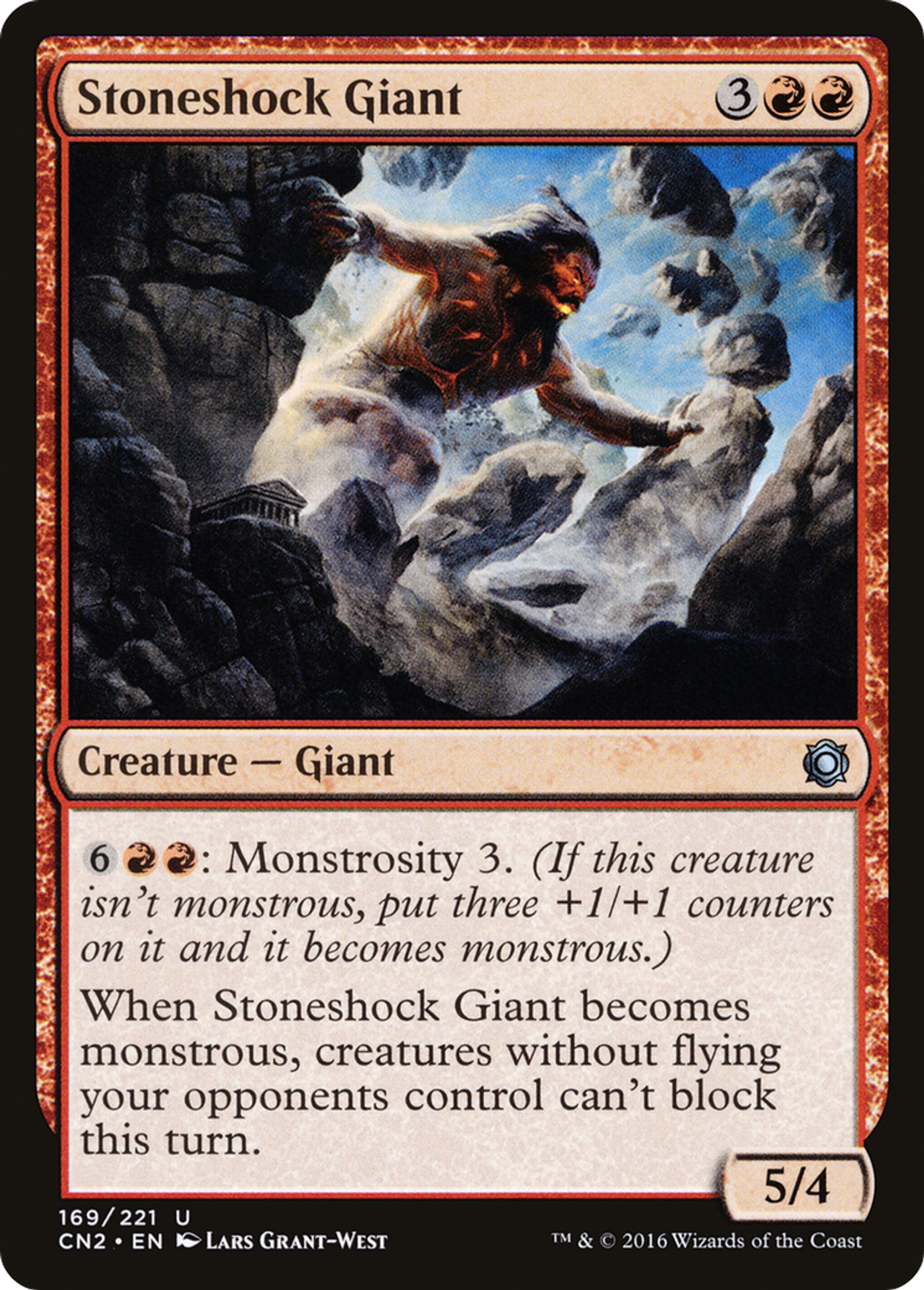 Géant lithochoc — Conspiracy: Take the Crown — Magic: The Gathering